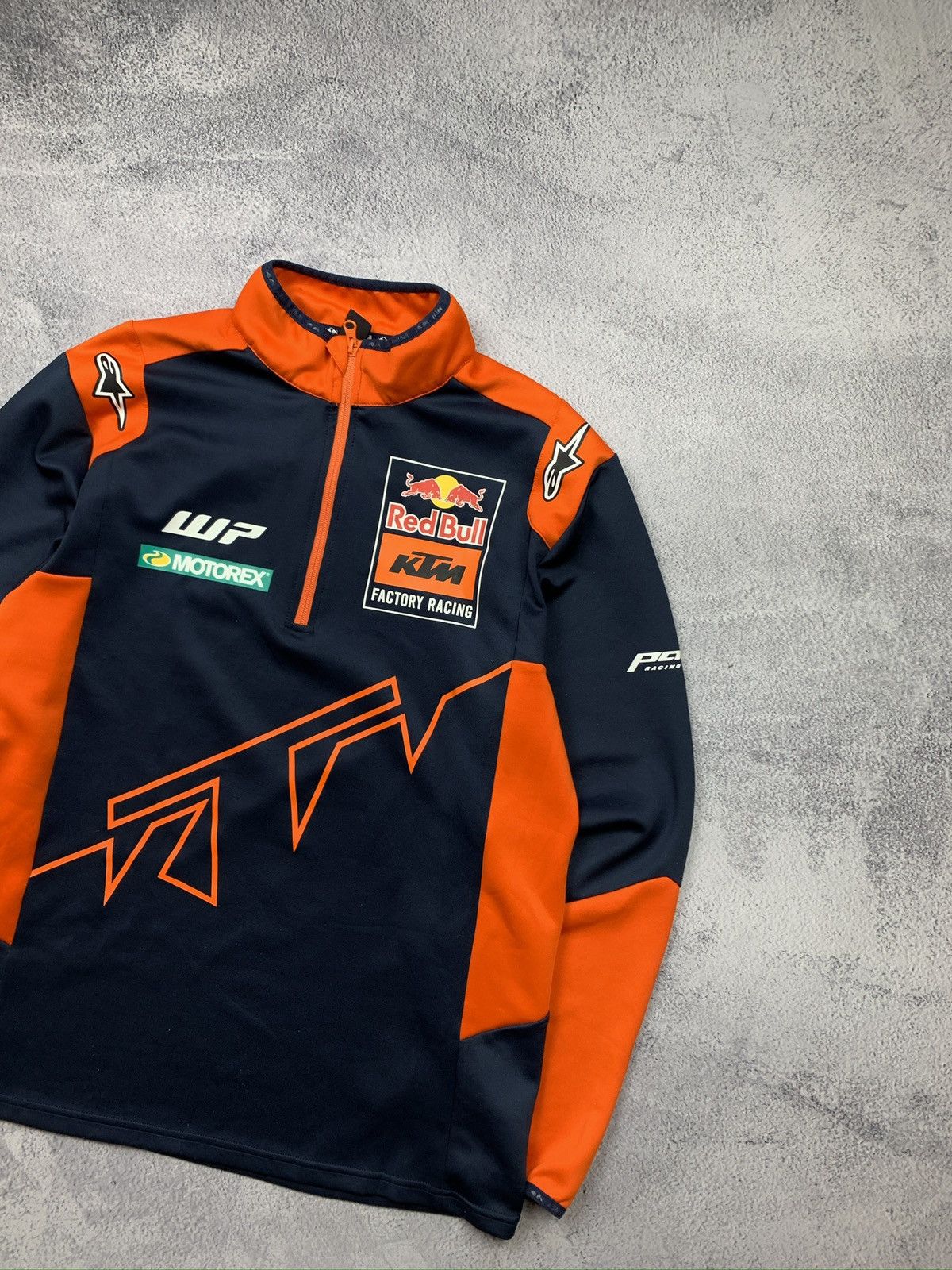 Red Bull Red Bull KTM Racing Pullover Mens L Blue Orange 1/4 Zip Size US L / EU 52-54 / 3 - 2 Thumbnail
