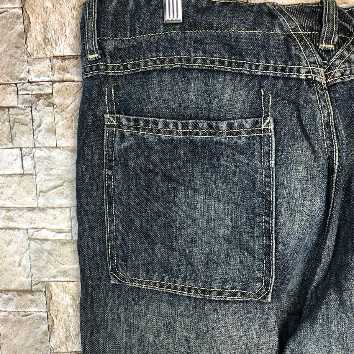 Gap Gap vintage faded denim Blue Jeans #A326 Size US 35 - 18 Thumbnail