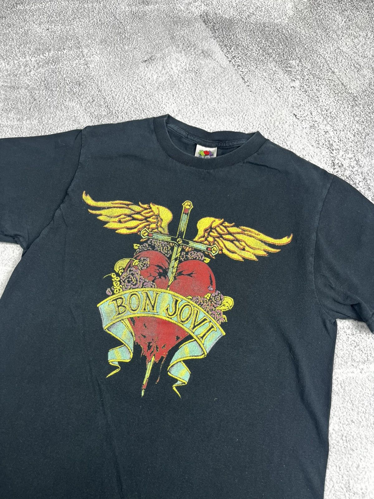 Band Tees Bon Jovi T-Shirt Black vintage 2008 size XL Size US M / EU 48-50 / 2 - 3 Thumbnail