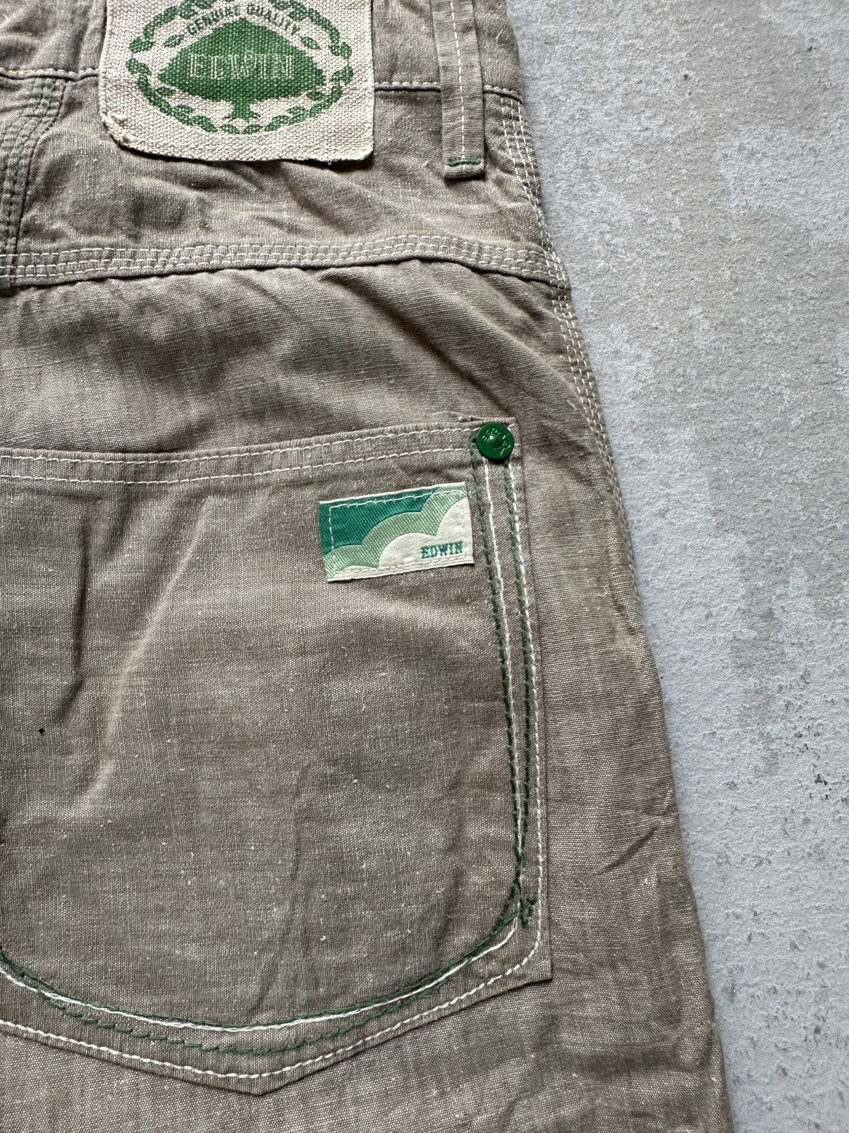 Vintage 702RS Vintage EDWIN TOKYO-JAPAN Jean Roll Ups Denim Pants Size US 33 - 17 Thumbnail