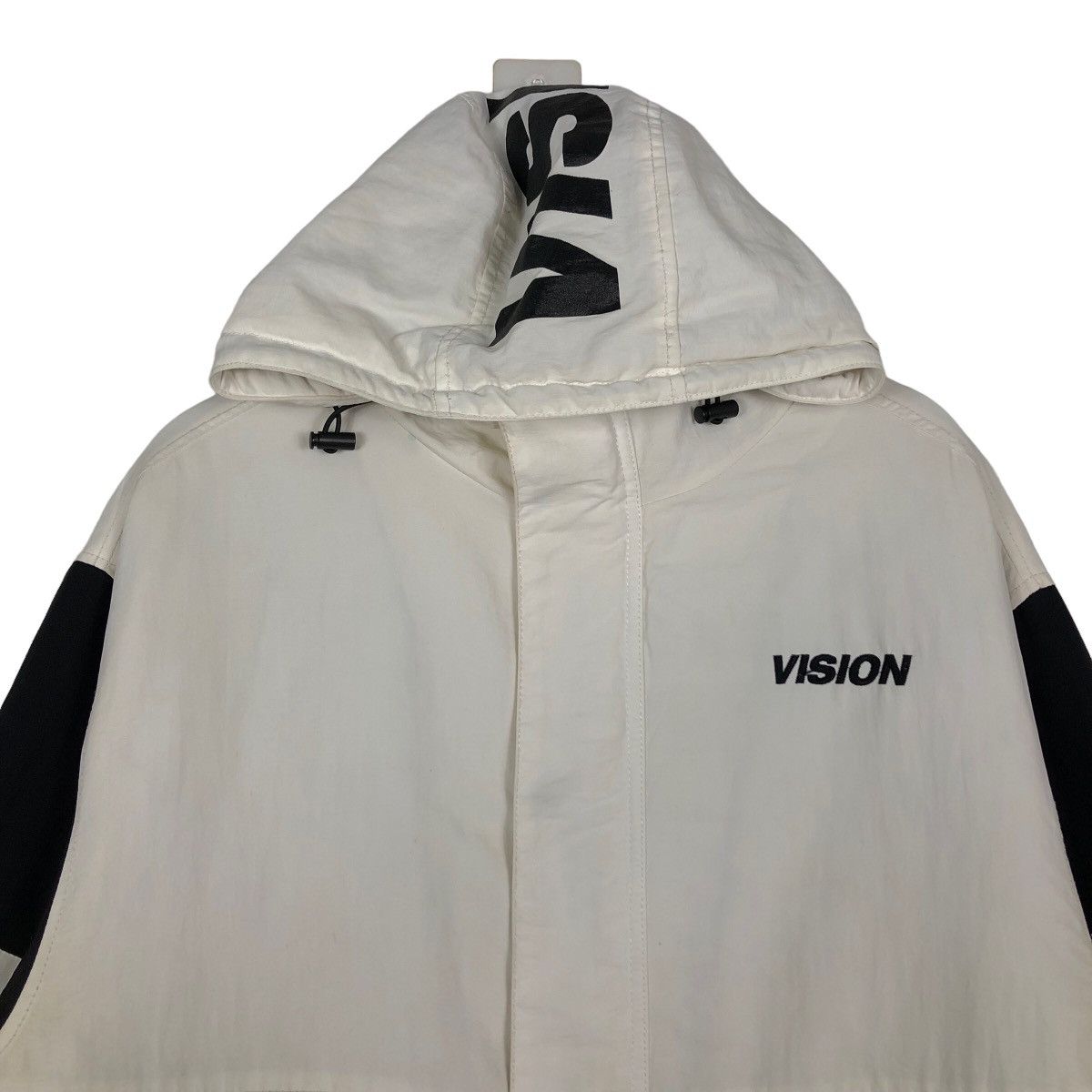 Japanese Brand 🔥Rare Big Logo Striped Design Vision Streetwear Jacket Size US M / EU 48-50 / 2 - 2 Thumbnail