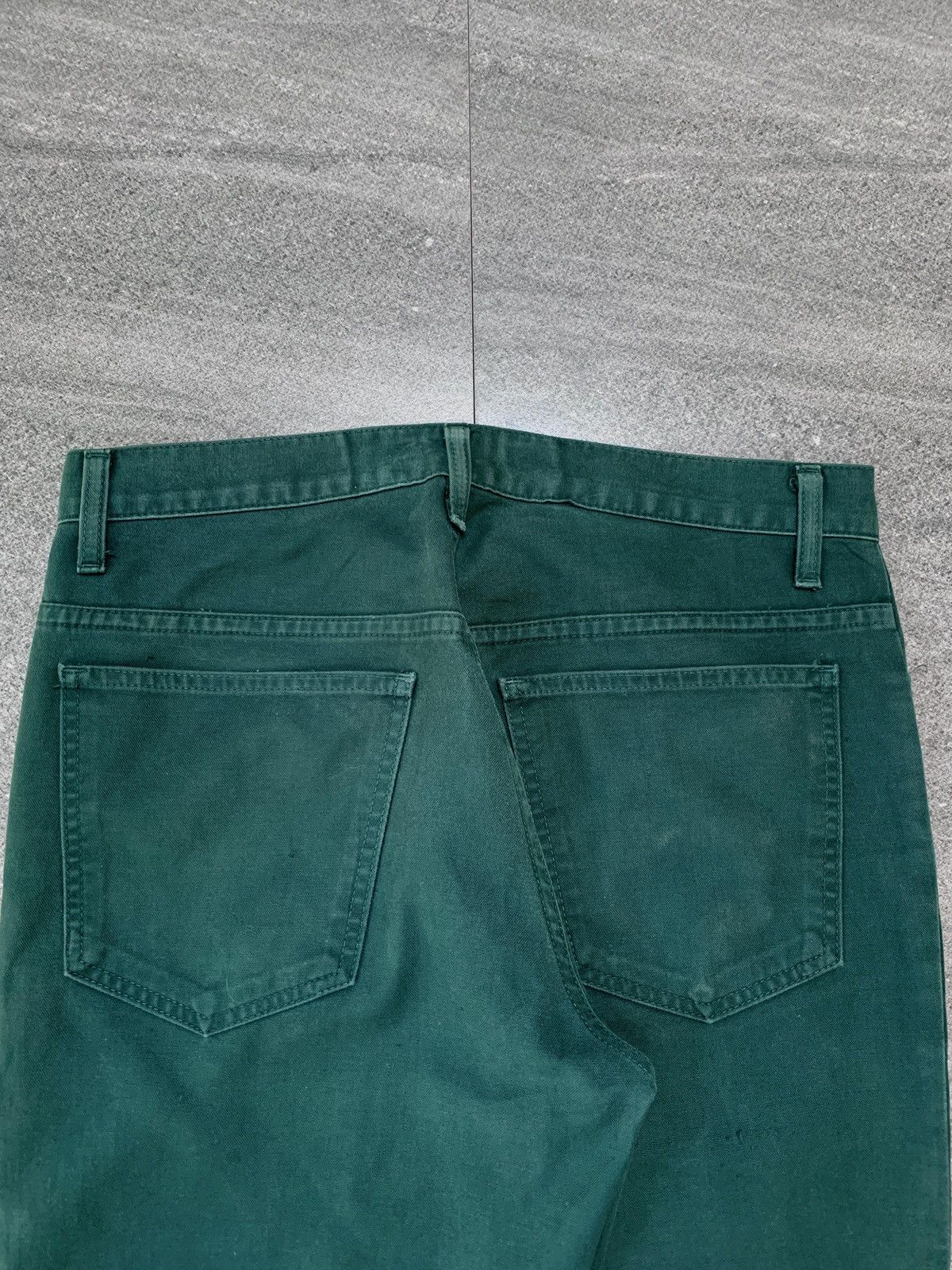Junya Watanabe FREE TAX! 2000s Dark Green Flared Pants Size US 32 / EU 48 - 6 Thumbnail