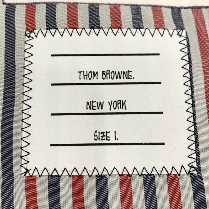 Thom Browne Thom Browne size1 Black and white piping design suit Size 34S - 6 Thumbnail