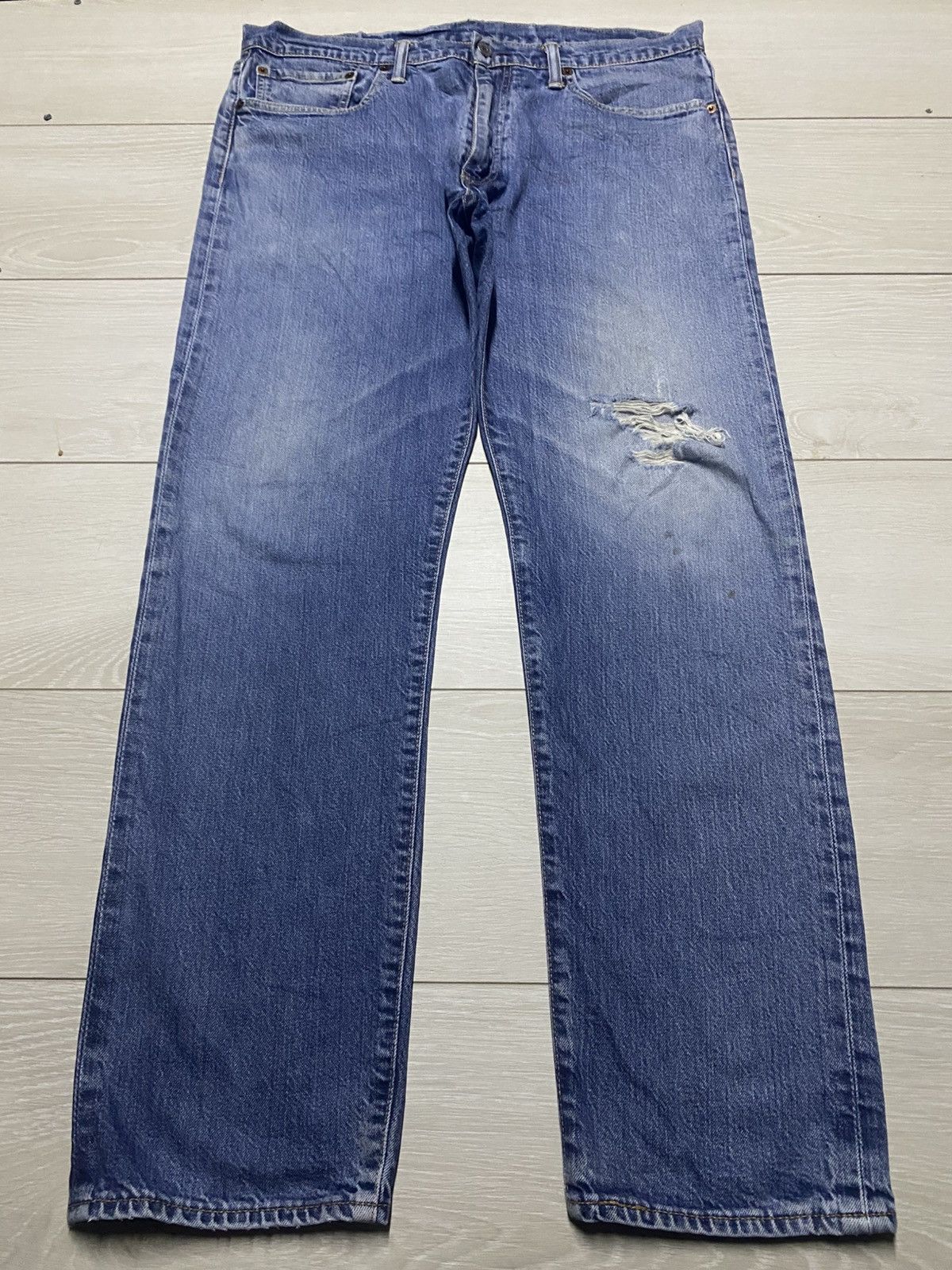 Levi's Vintage Levis 502 Y2K blue Wash Tappered Leg Jeans Size US 36 / EU 52 - 1 Thumbnail