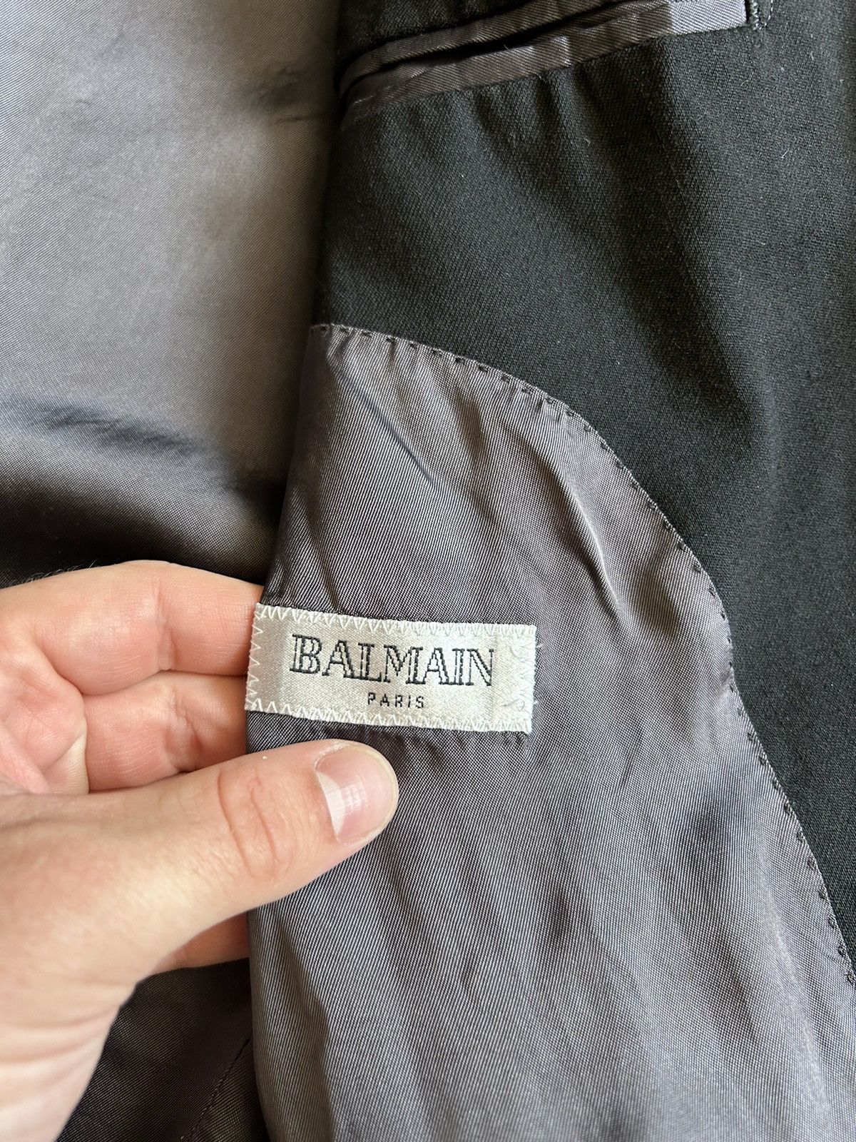 Balmain Balmain Paris classic suit blazer and pants Size 52R - 9 Thumbnail