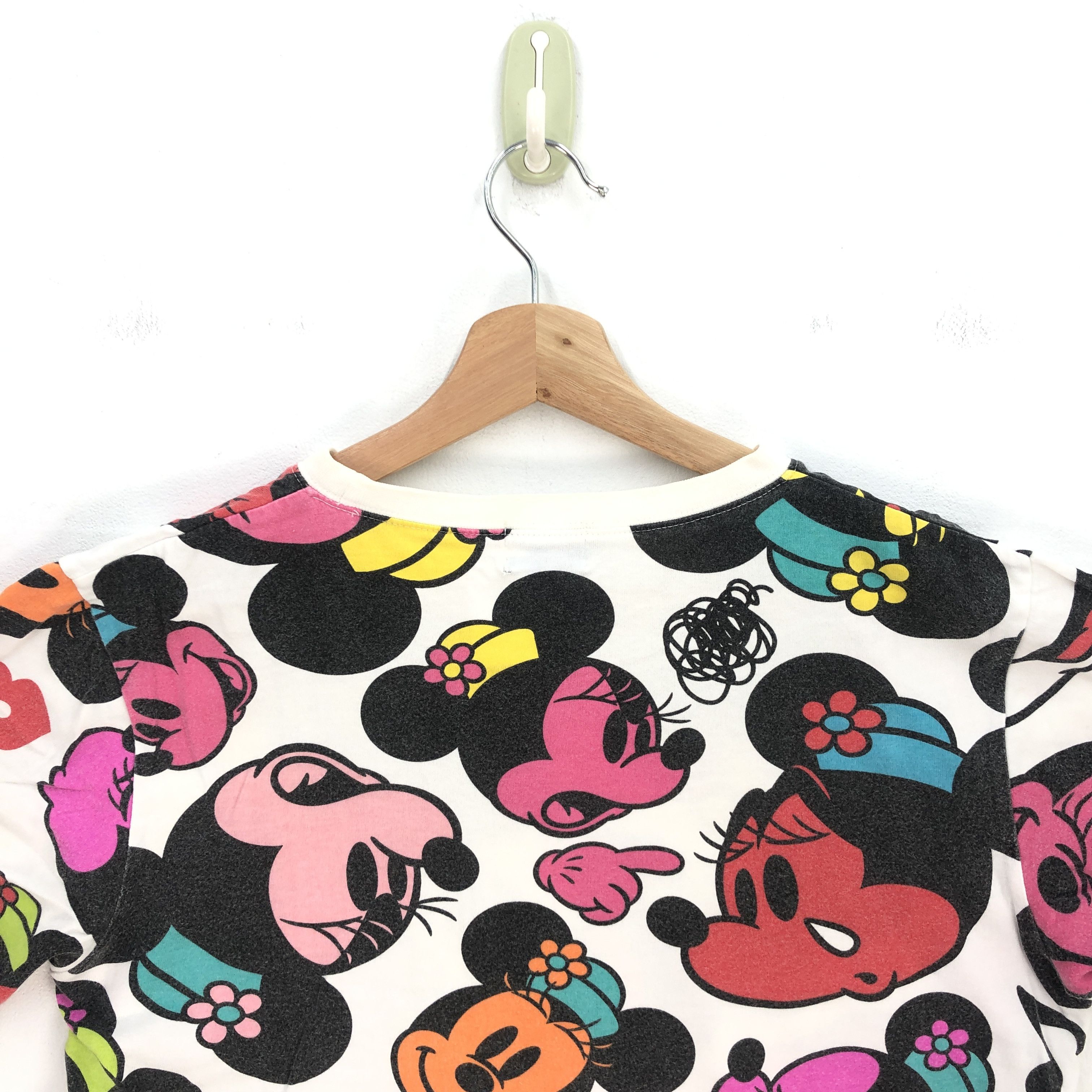 Disney Minnie Mouse T Shirt Overprint Disney Mickey Cartoon Tee Size US M / EU 48-50 / 2 - 4 Thumbnail