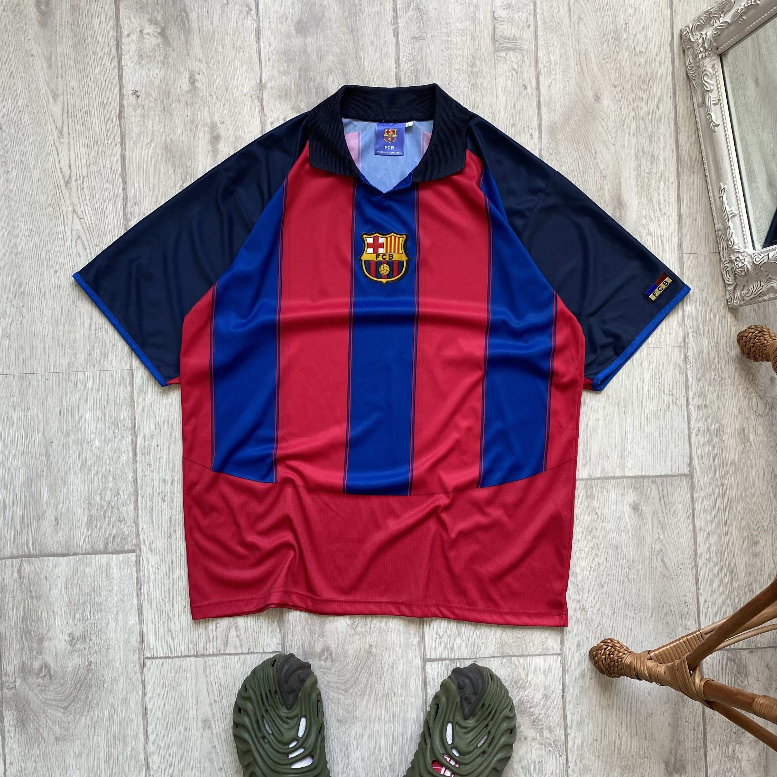 Vintage Vintage Barcelona Retro Jersey Football Size US L / EU 52-54 / 3 - 1 Thumbnail