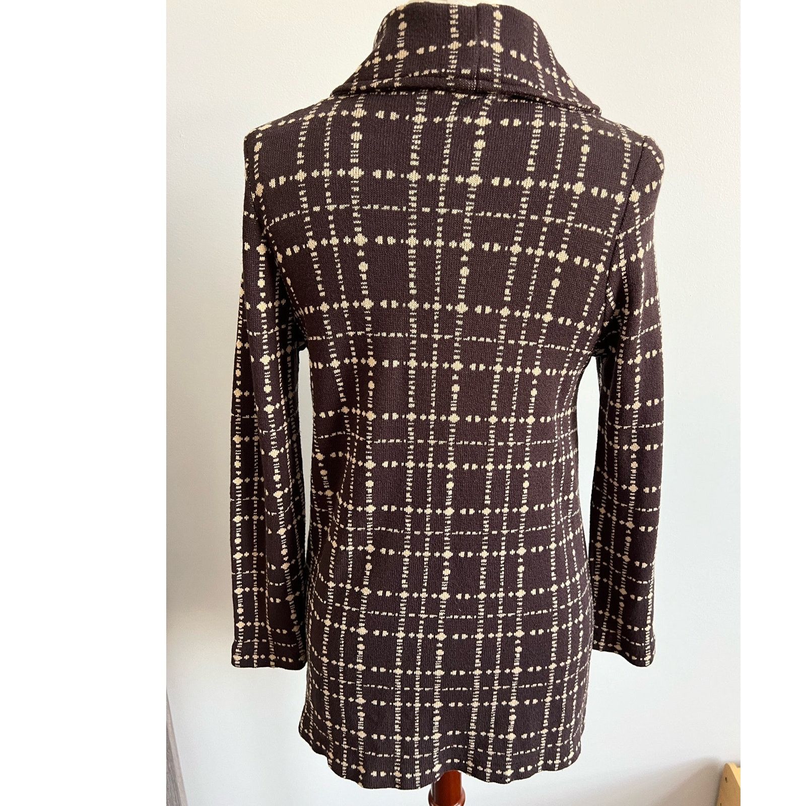 Worthington Worthington Knit Plaid Style Blazer Jacket Small Size S / US 4 / IT 40 - 5 Thumbnail