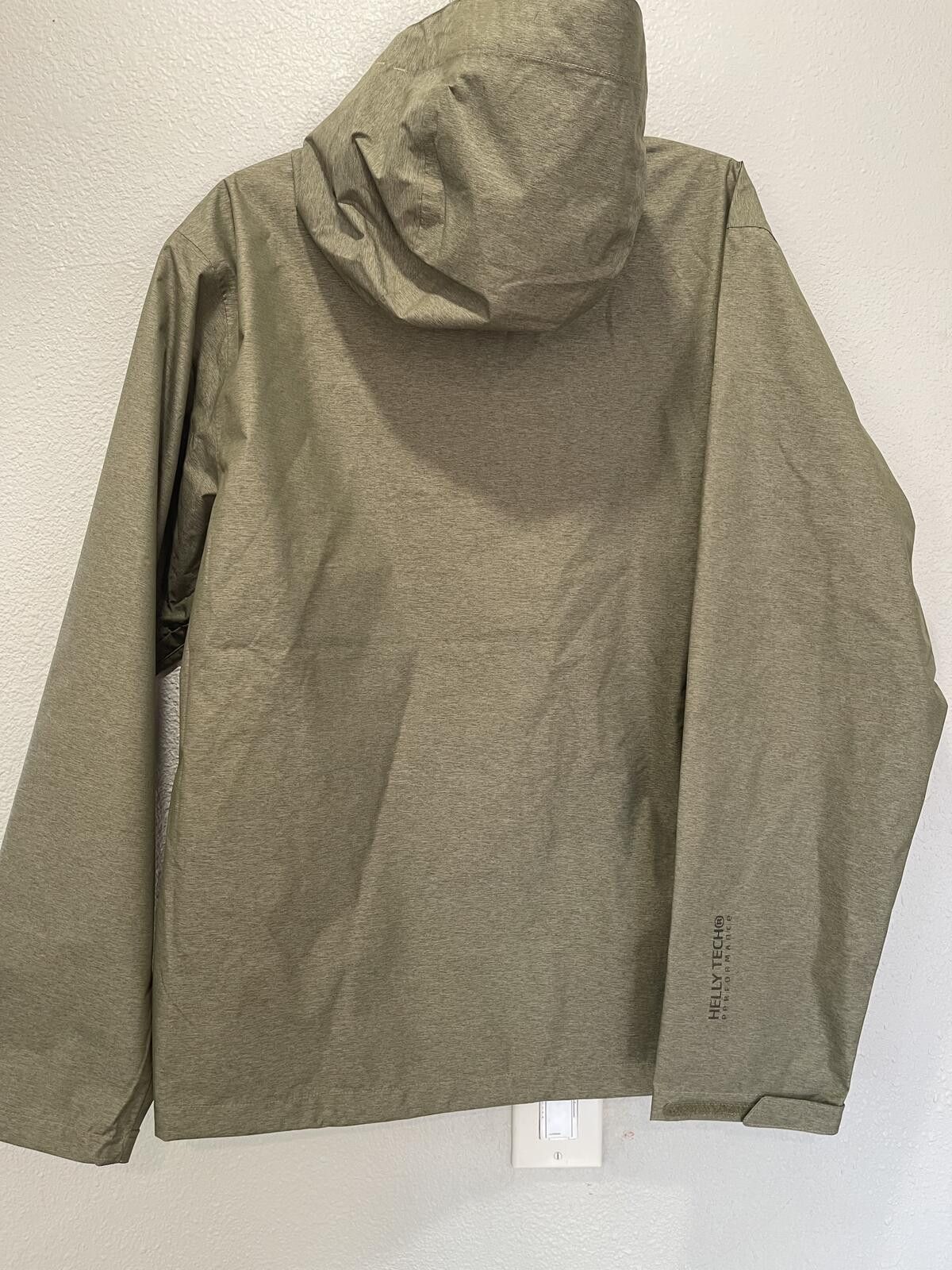 Helly Hansen Helly Hansen Waterproof Hooded Jacket Olive Green L/G Size L / US 10 / IT 46 - 2 Thumbnail