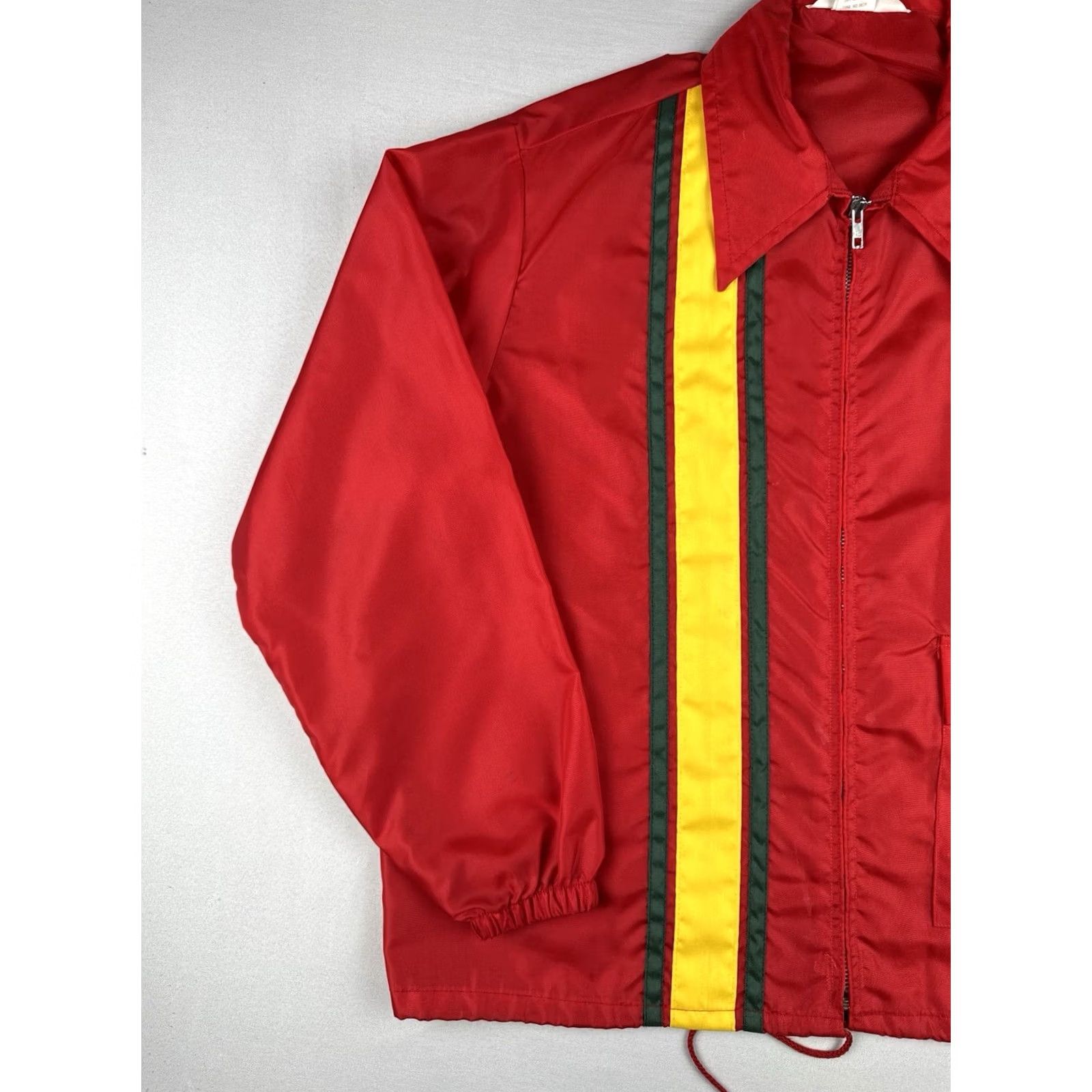 Vintage VINTAGE Swingster Racing Jacket Mens L Red Nylon 70s Famus? (Oops) Size US L / EU 52-54 / 3 - 3 Thumbnail