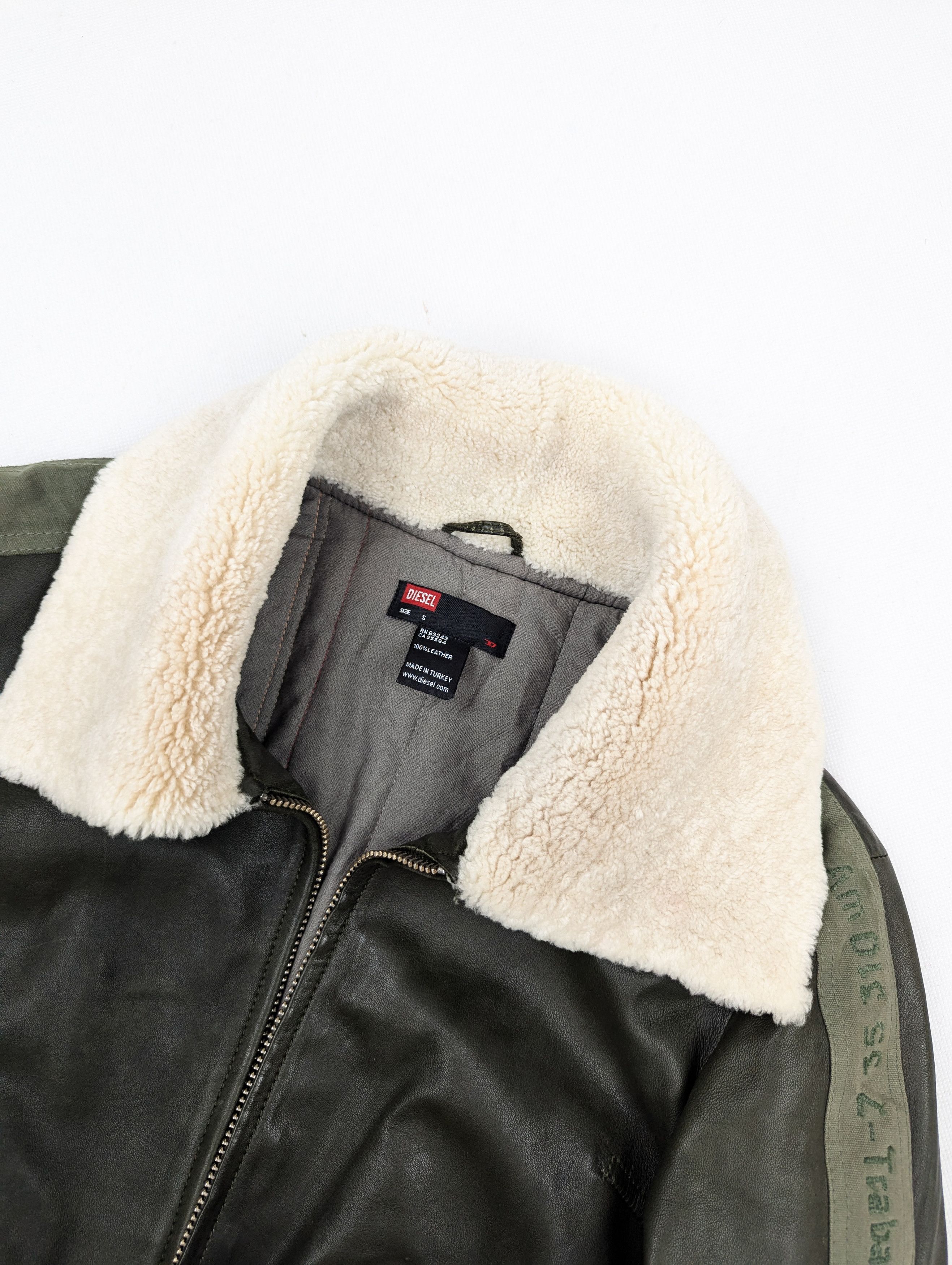 Diesel Diesel aviator leather jacket S Size S / US 4 / IT 40 - 3 Thumbnail