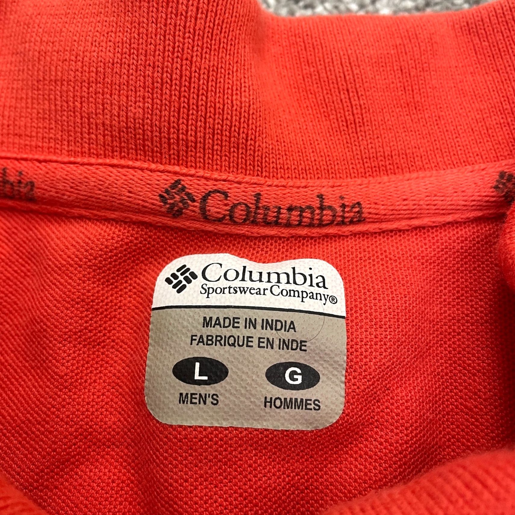 Vintage Columbia Polo Shirt Mens Large Orange Short Sleeve 100% Cotton Fishing Camping Shirt Regular Fit Collared Logo Breathable Easy Care Vintage No Size US L / EU 52-54 / 3 - 5 Thumbnail