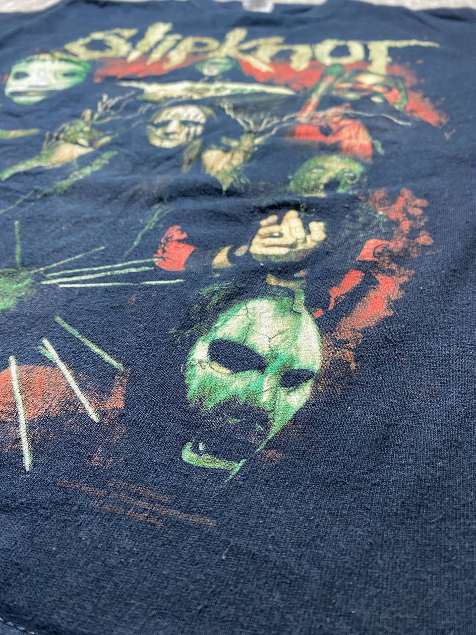 Band Tees 2010 Vintage Slipknot Seven Double Sided Big Logo T-Shirt Size US M / EU 48-50 / 2 - 6 Thumbnail