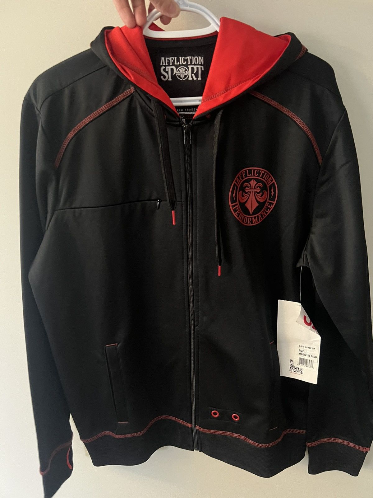 Affliction × Japanese Brand Rare Affliction Sport Performance Zip Hoodie NWT UFC Era Size US L / EU 52-54 / 3 - 1 Thumbnail
