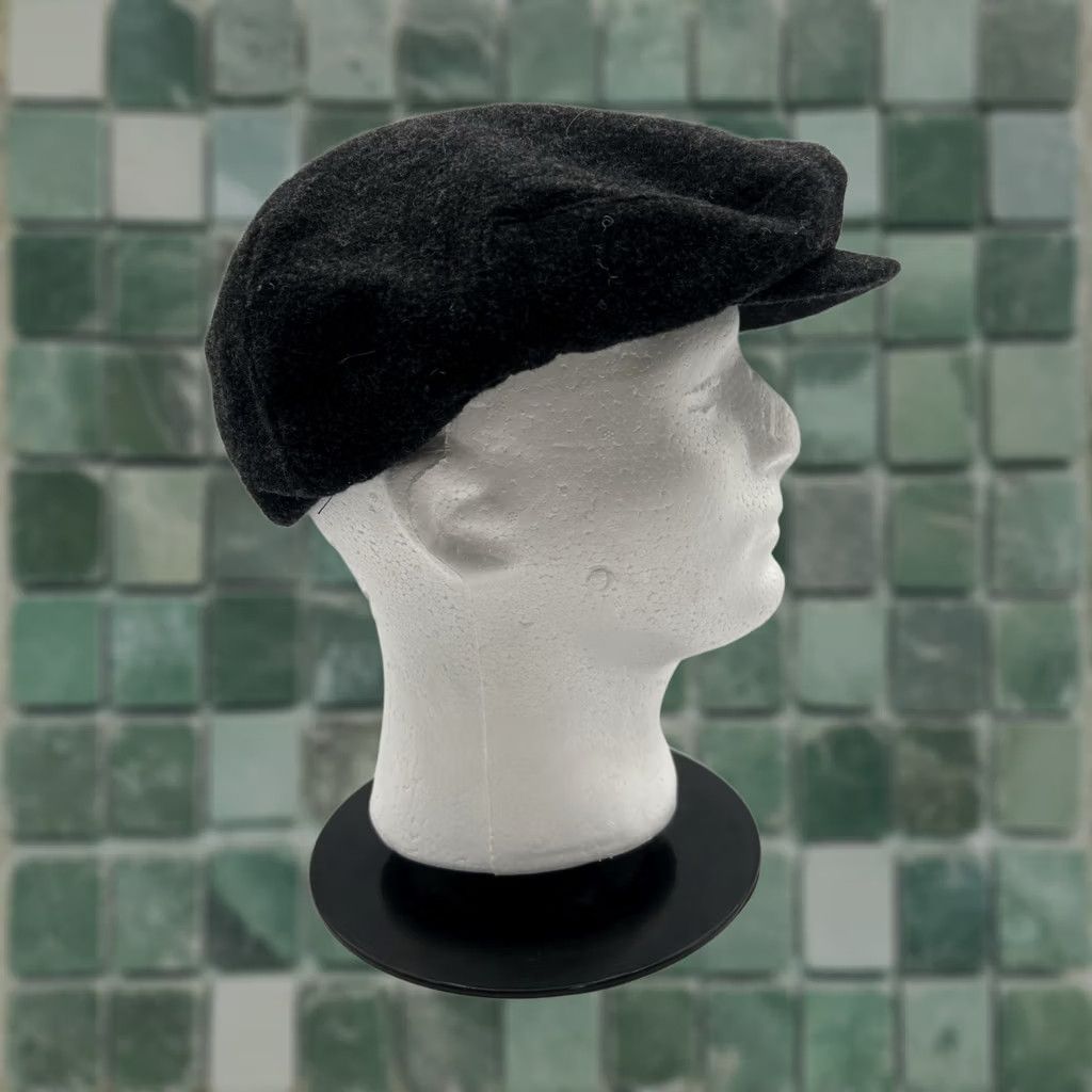 Duluth Trading Company Duluth Trading Co Newsboy Cap Wool Blend Black/Gray Cabbie Wool Blend Cap Men M Black Newsboy Cabbi e - Note: fix? Size ONE SIZE - 1 Thumbnail