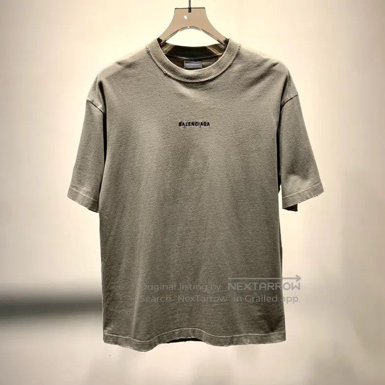 Balenciaga Balenciaga Chest Embroidered Letter Short Sleeve Size US XS / EU 42 / 0 - 1 Thumbnail