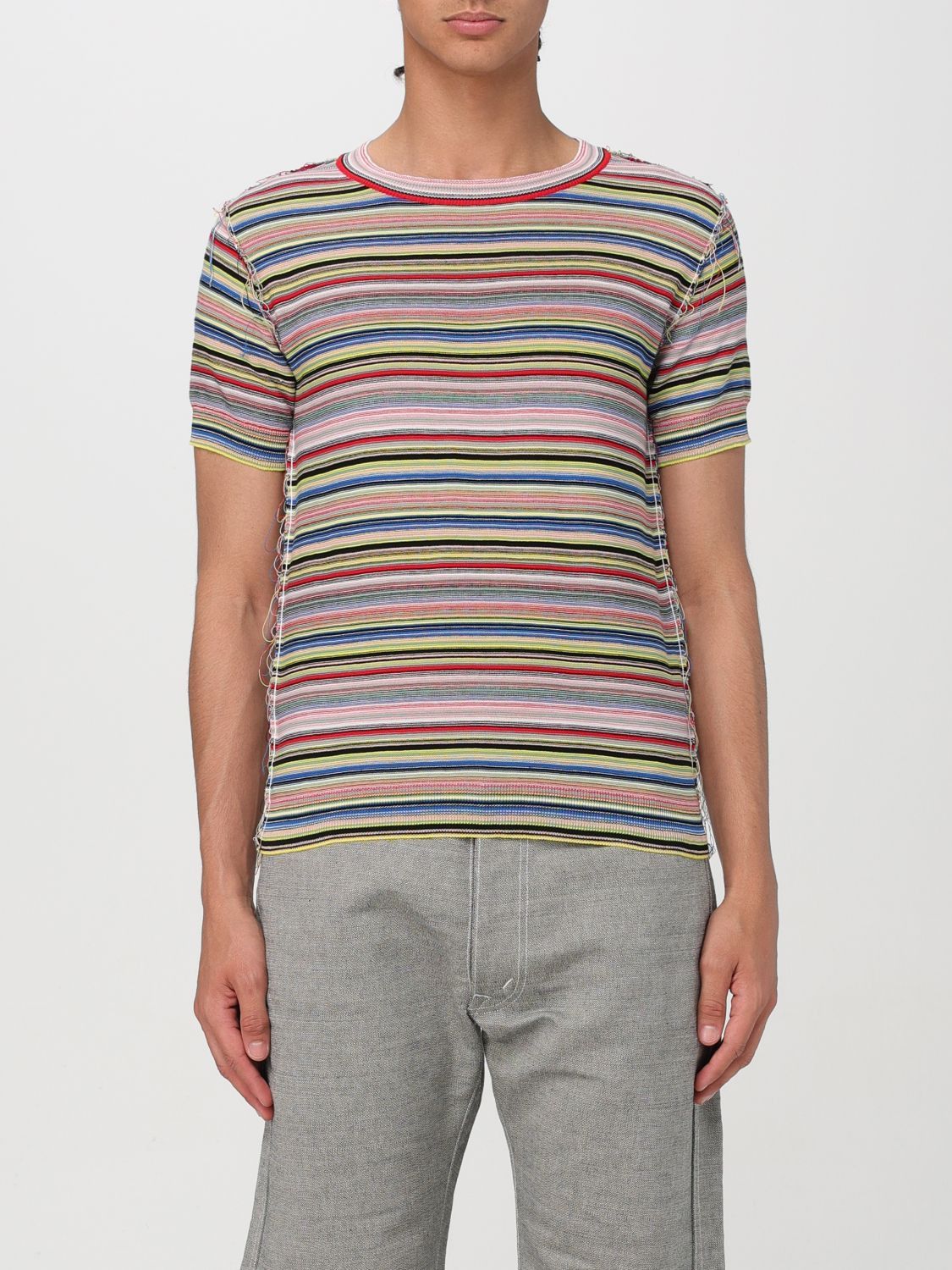 image of Maison Margiela Sweater Men Striped (Size XL)