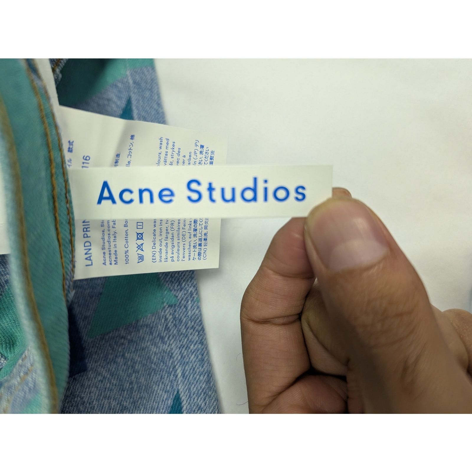 Acne Studios o1rshd1 Jeans in Blue Size US 33 - 11 Thumbnail