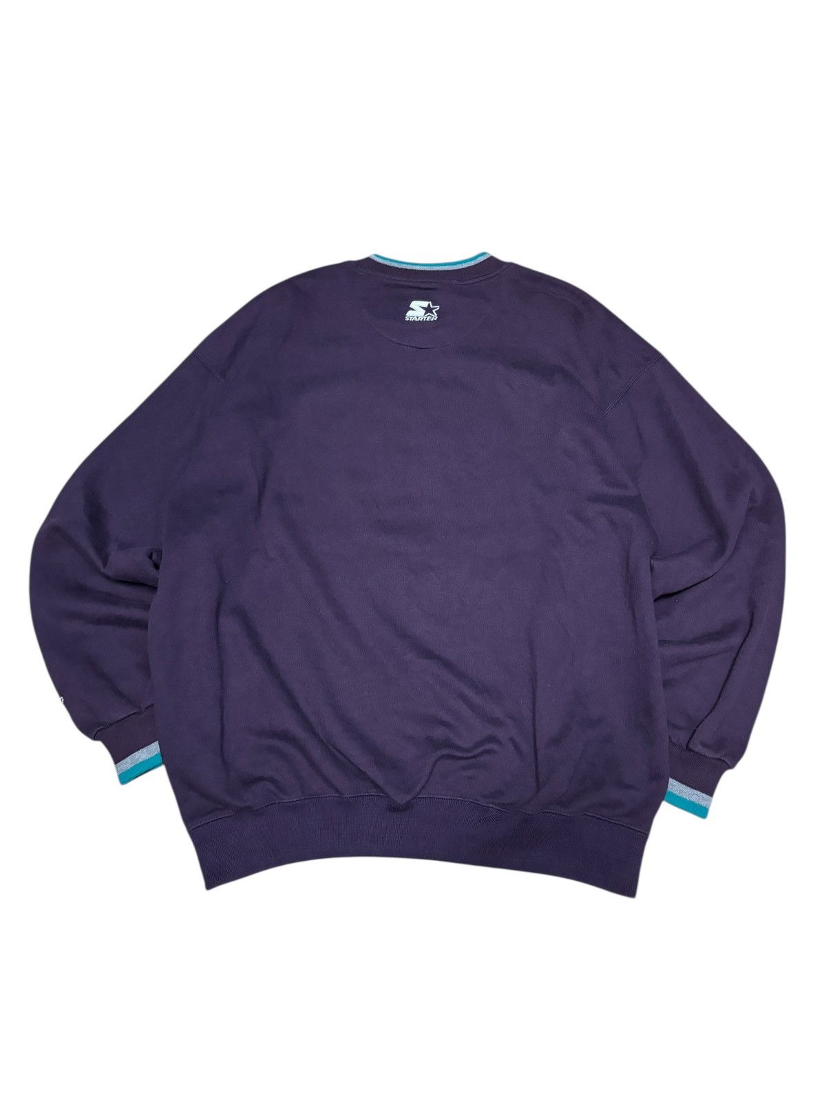NHL (NEED GONE) Vintage 90's NHL Starter Mighty Duck Crewneck Size US L / EU 52-54 / 3 - 5 Thumbnail
