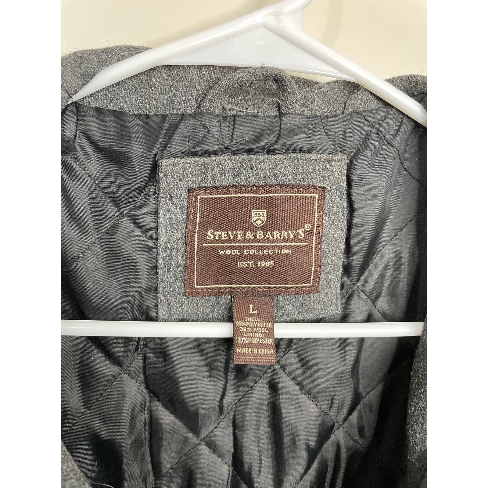 Other Steve & Barry's Gray Winter Coat Size Large Size L / US 10 / IT 46 - 2 Thumbnail