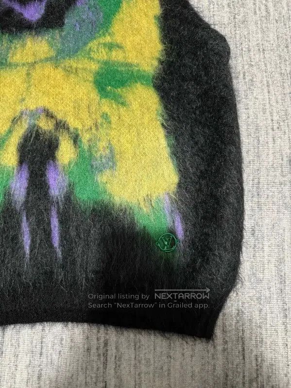 Louis Vuitton Louis Vuitton Black Knit Sweater with Logo Embroidery . Size US S / EU 44-46 / 1 - 5 Thumbnail