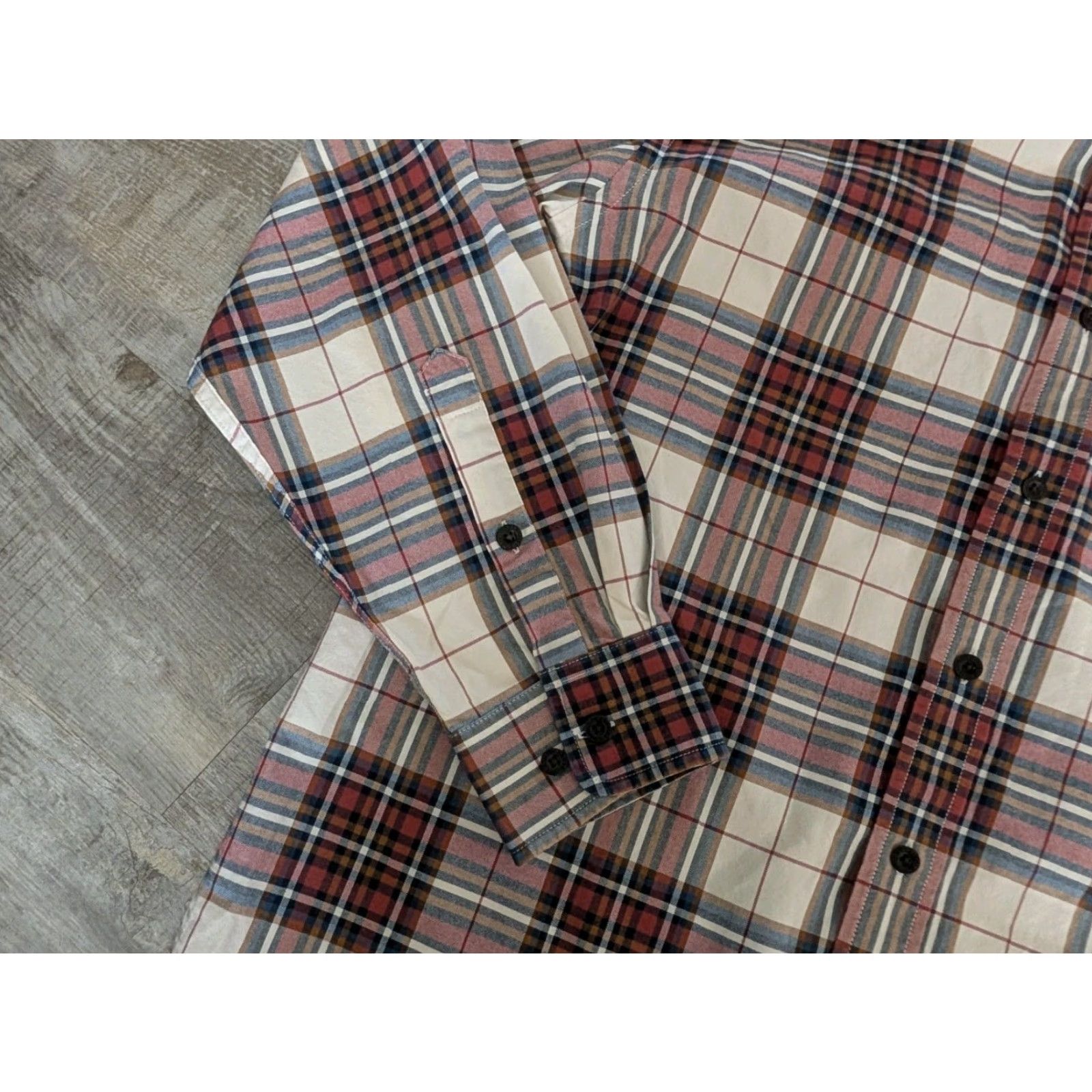 Orvis Orvis Shirt Mens L Flannel Multicolor Plaid Button-Up EUC (Cotton) Size US L / EU 52-54 / 3 - 4 Thumbnail