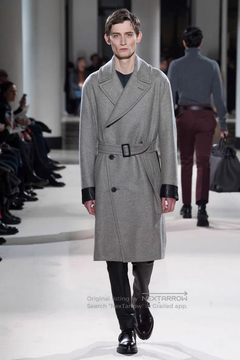Hermes Hermes Show model pure cashmere wool blend leather trench Size US S / EU 44-46 / 1 - 8 Thumbnail