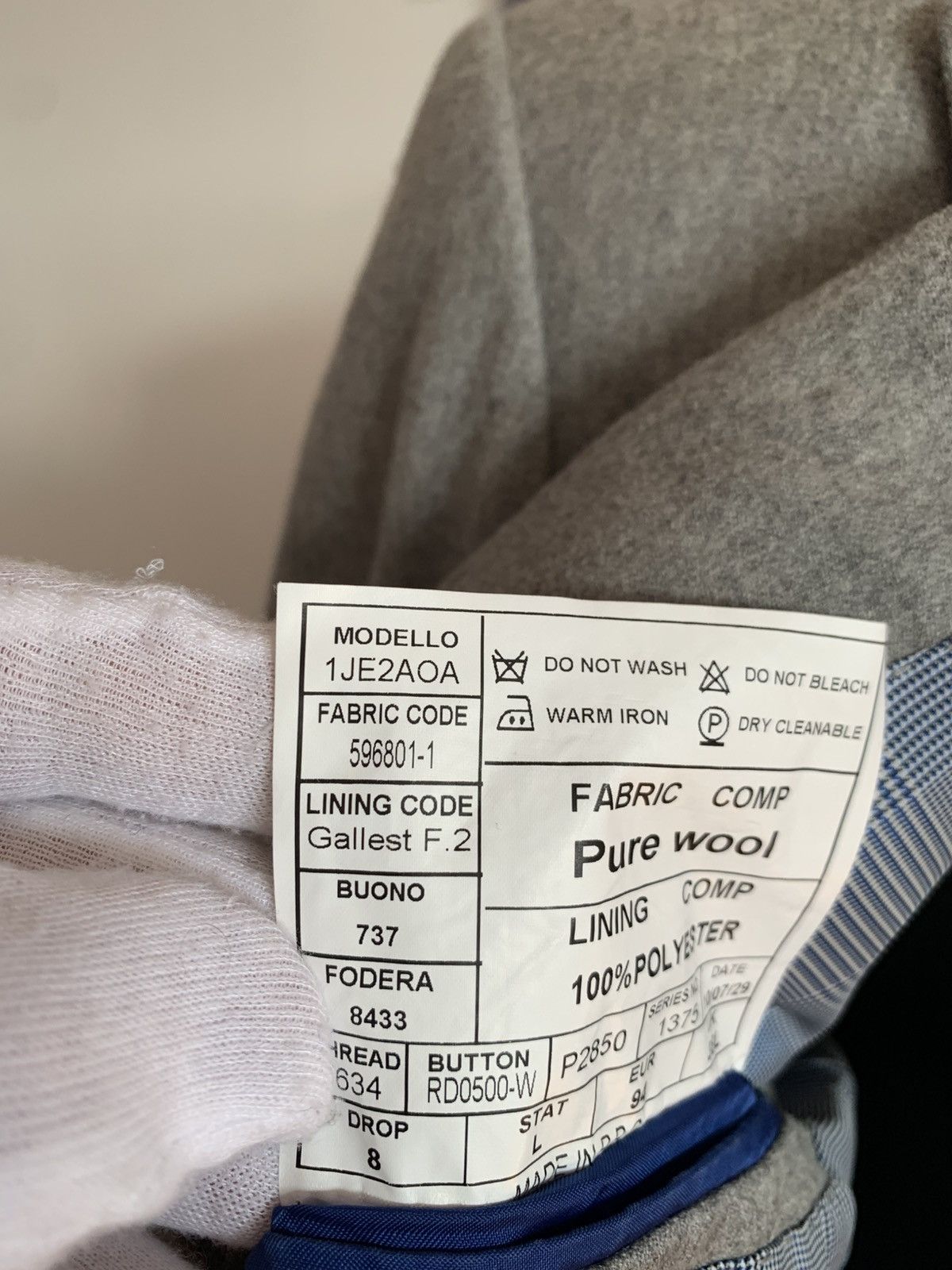 Suitsupply Suitsupply Pure Wool Havana Fit Blazer Men’s sz M/L Size 38L - 14 Thumbnail