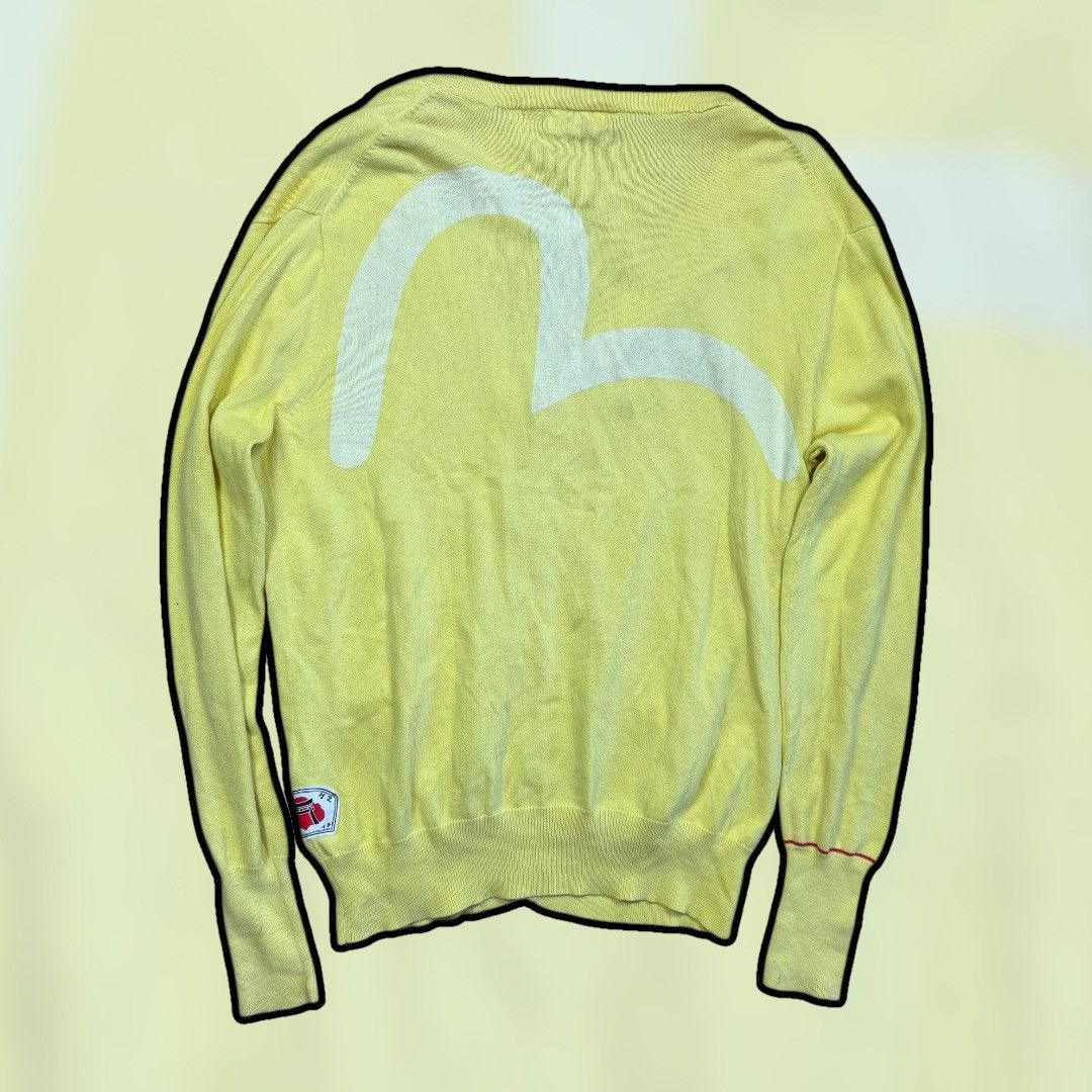 Evisu Cardigan Big Logo Button Up