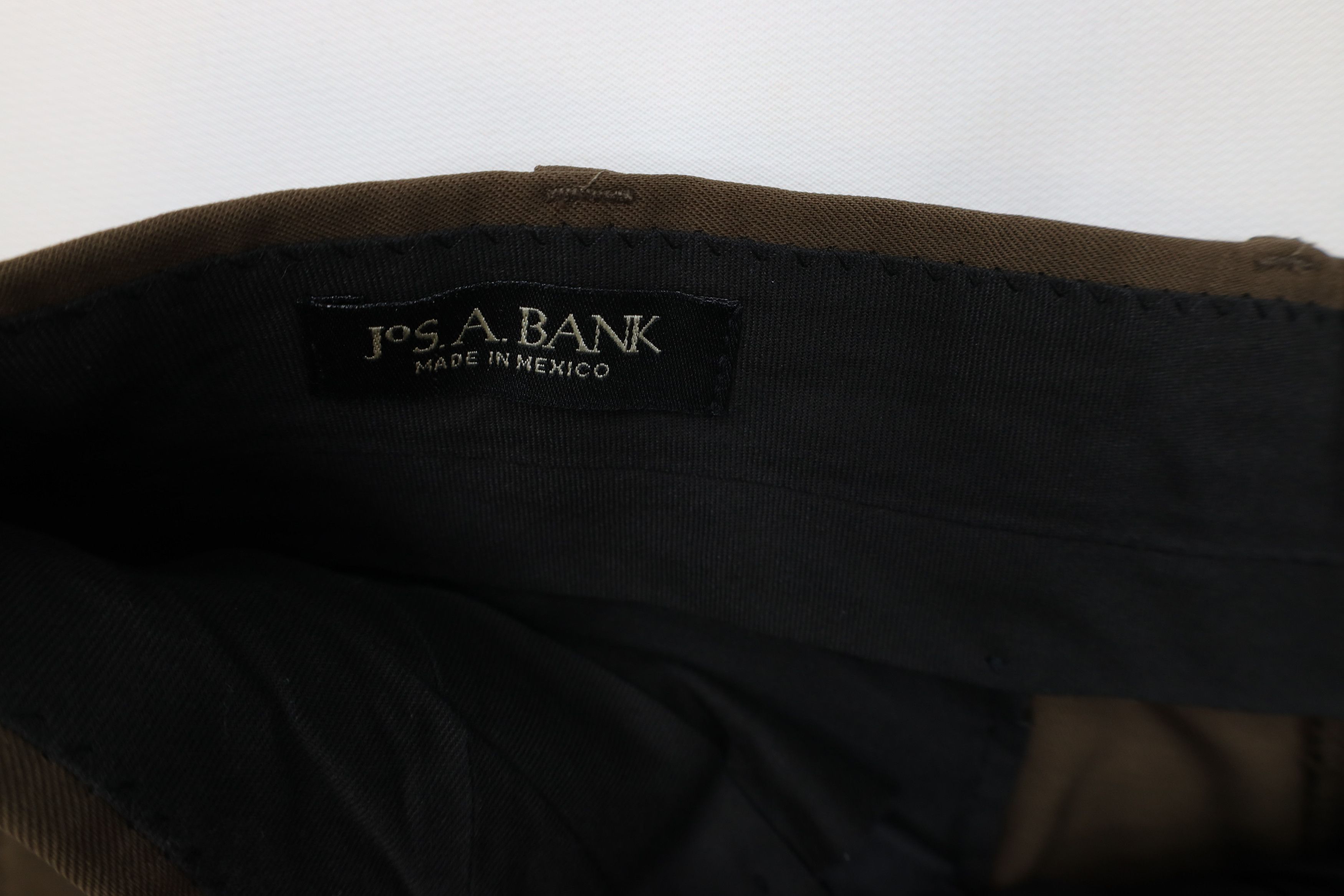 Jos. A. Bank Vintage Jos A Bank Wool Knit Wide Leg Chino Pants Brown Size US 38 / EU 54 - 7 Thumbnail