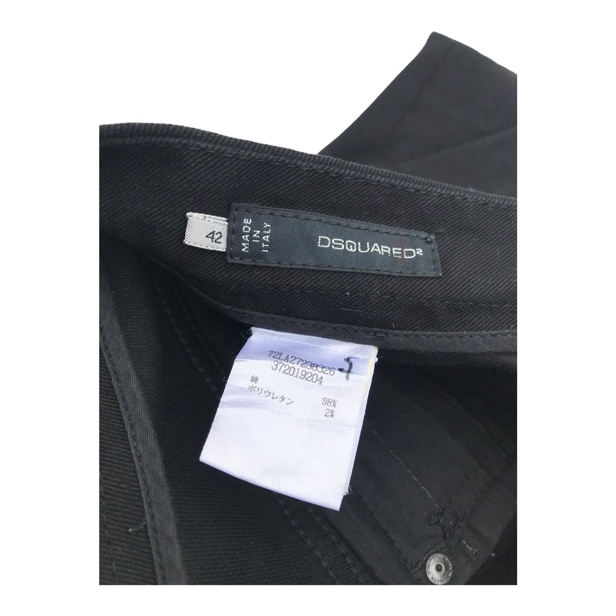 Dsquared2 Dsquared2 Women Black Skinny Pants Size 32" / US 10 / IT 46 - 14 Thumbnail