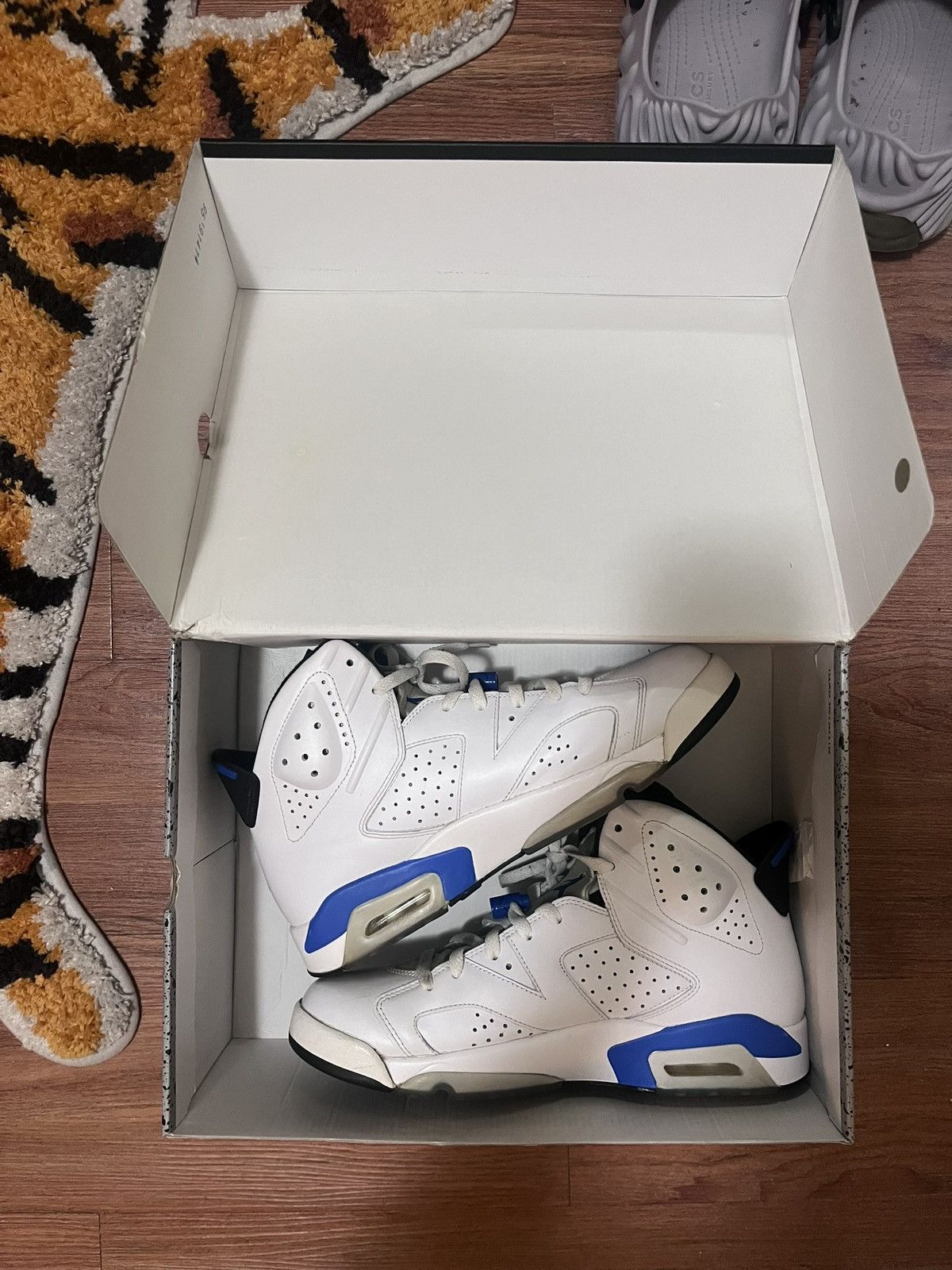 Jordan Brand × Nike Air Jordan 6 Retro 'Sport Blue' 2014 Size US 11 / EU 44 - 3 Thumbnail