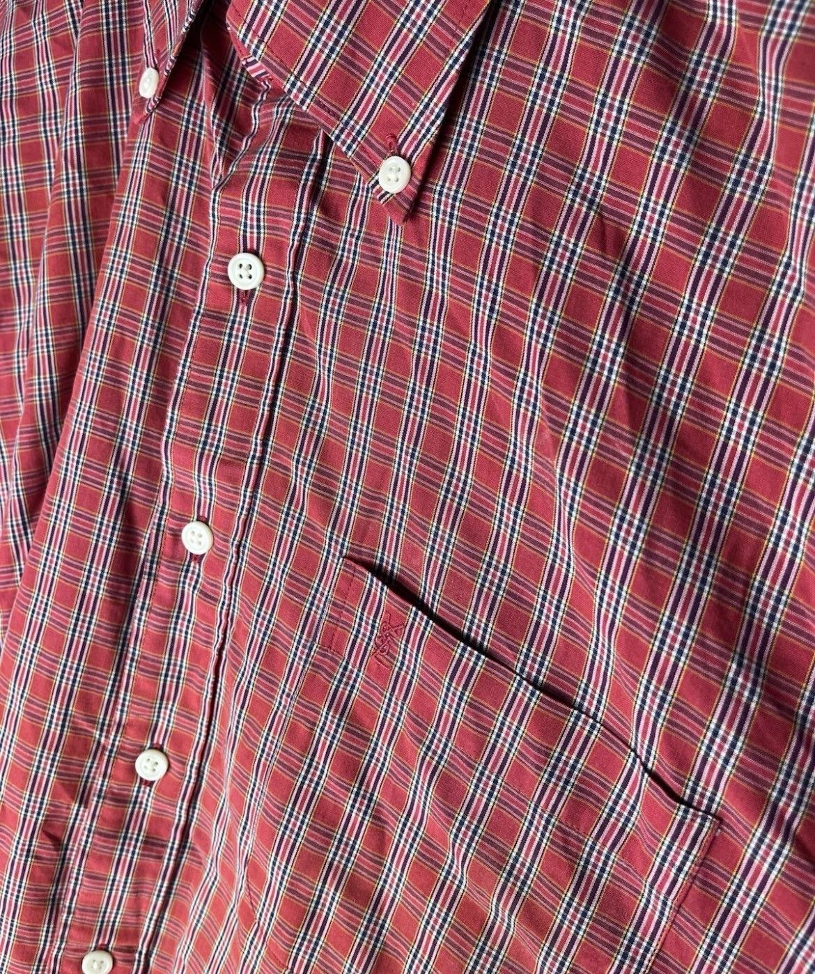 Other Vintage Men's button down shirt YSL cotton 100% size L Size US L / EU 52-54 / 3 - 8 Thumbnail