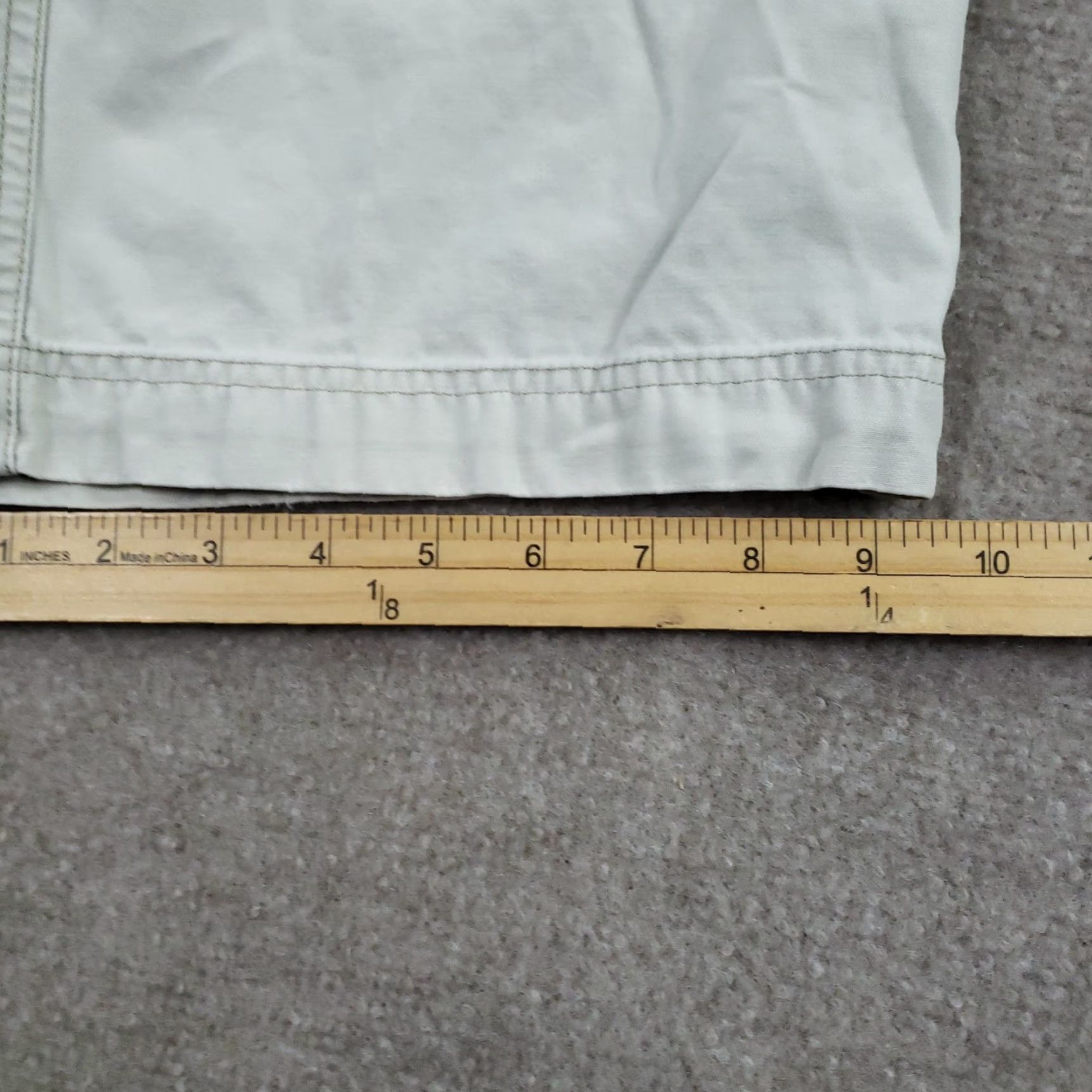 Old Navy VINTAGE Old Navy Pants Cargo 36x34 Mens Regular Gray Convertible 00's Zipper Pockets Slim Straight Mens Size US 36 / EU 52 - 4 Thumbnail