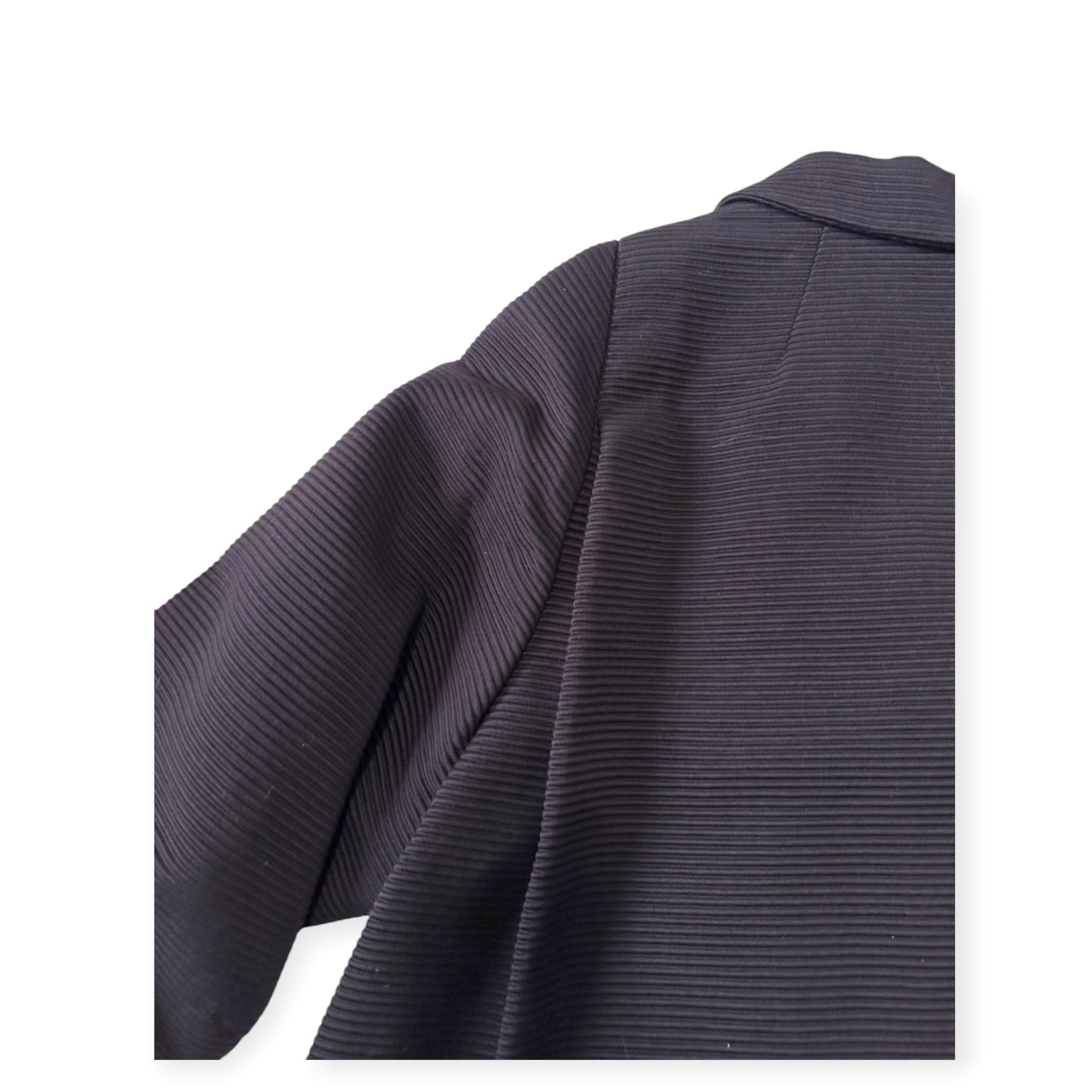 Dries Van Noten Dries Van Noten Ribbed Oversized Coat (L) Size L / US 10 / IT 46 - 10 Thumbnail