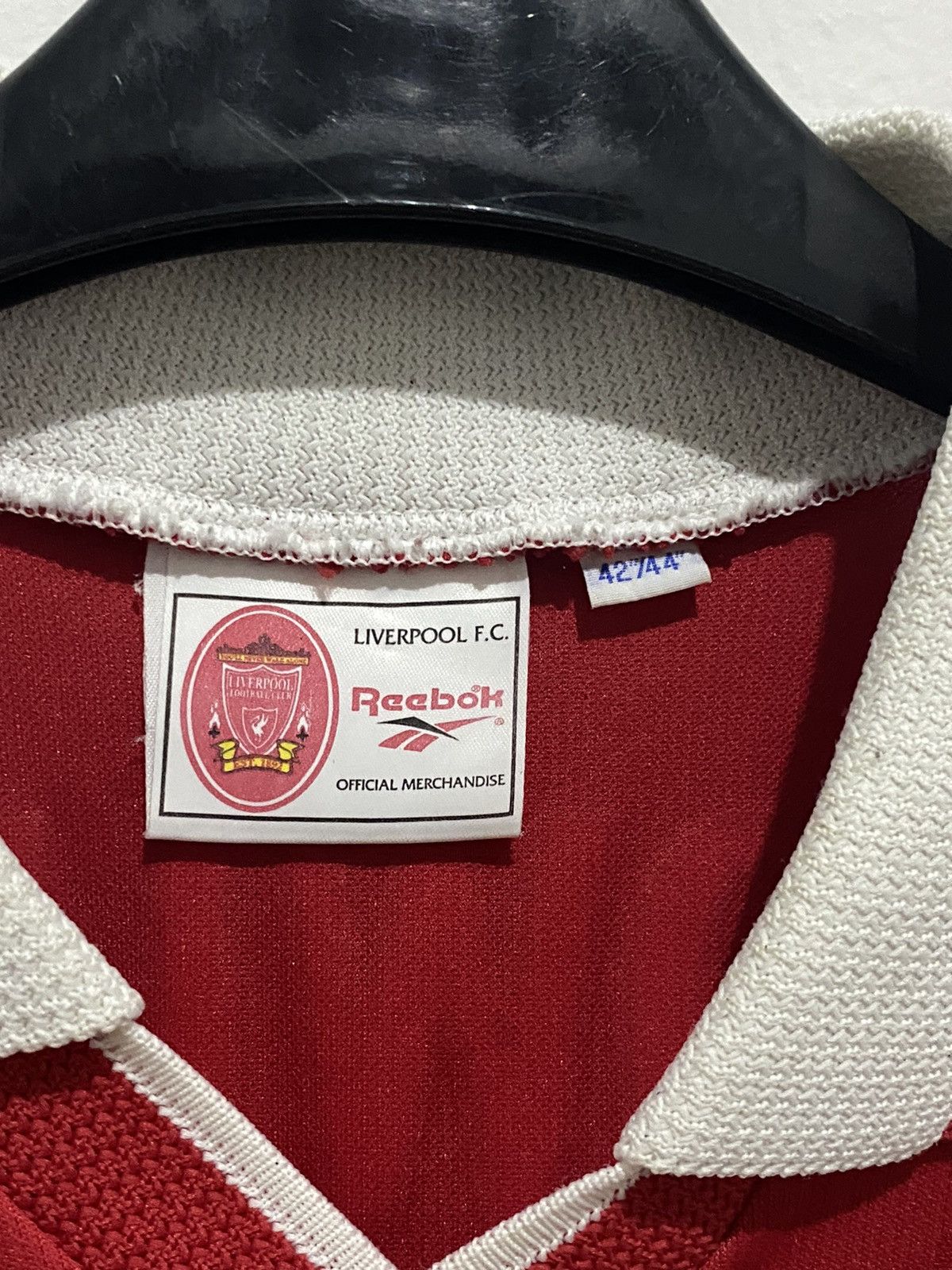 Reebok Liverpool 1996-1998 Home Fowler Soccer Jersey Size US L / EU 52-54 / 3 - 7 Thumbnail