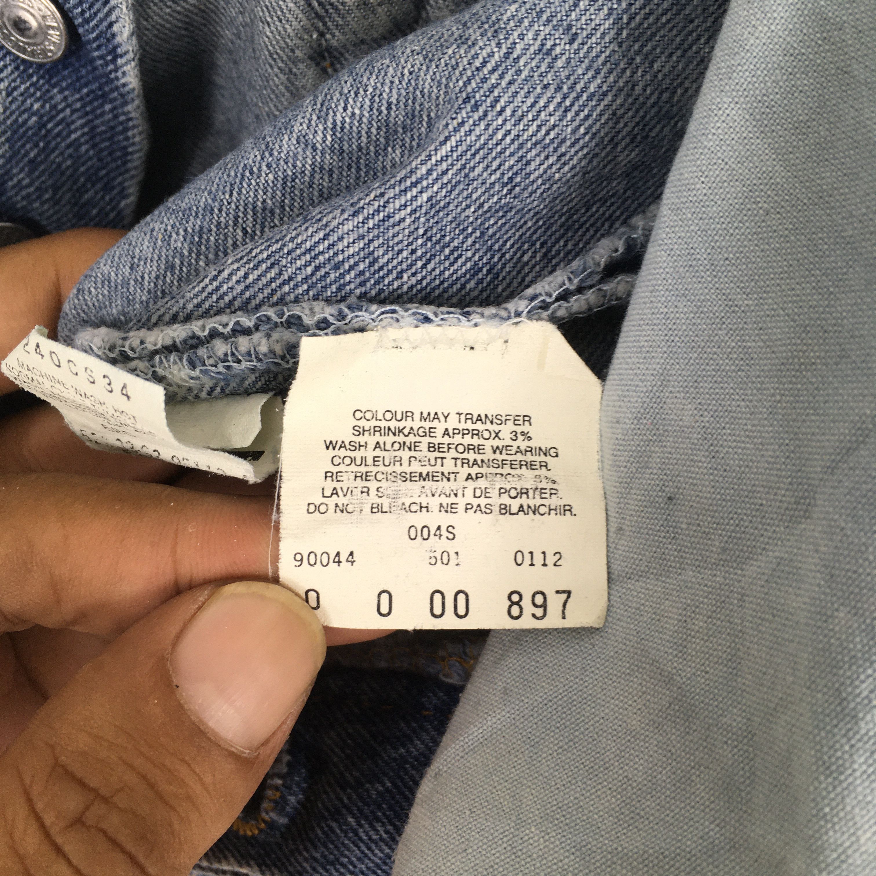Levi's Size 32x29 Vintage 90s Levi's 501 Light Washed Jeans S969 Size US 32 / EU 48 - 13 Thumbnail