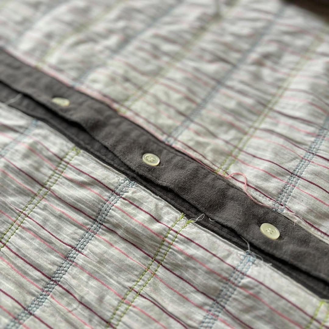 Beams Plus × Japanese Brand Beams unfinished two blend button up long sleeve Size US L / EU 52-54 / 3 - 5 Thumbnail