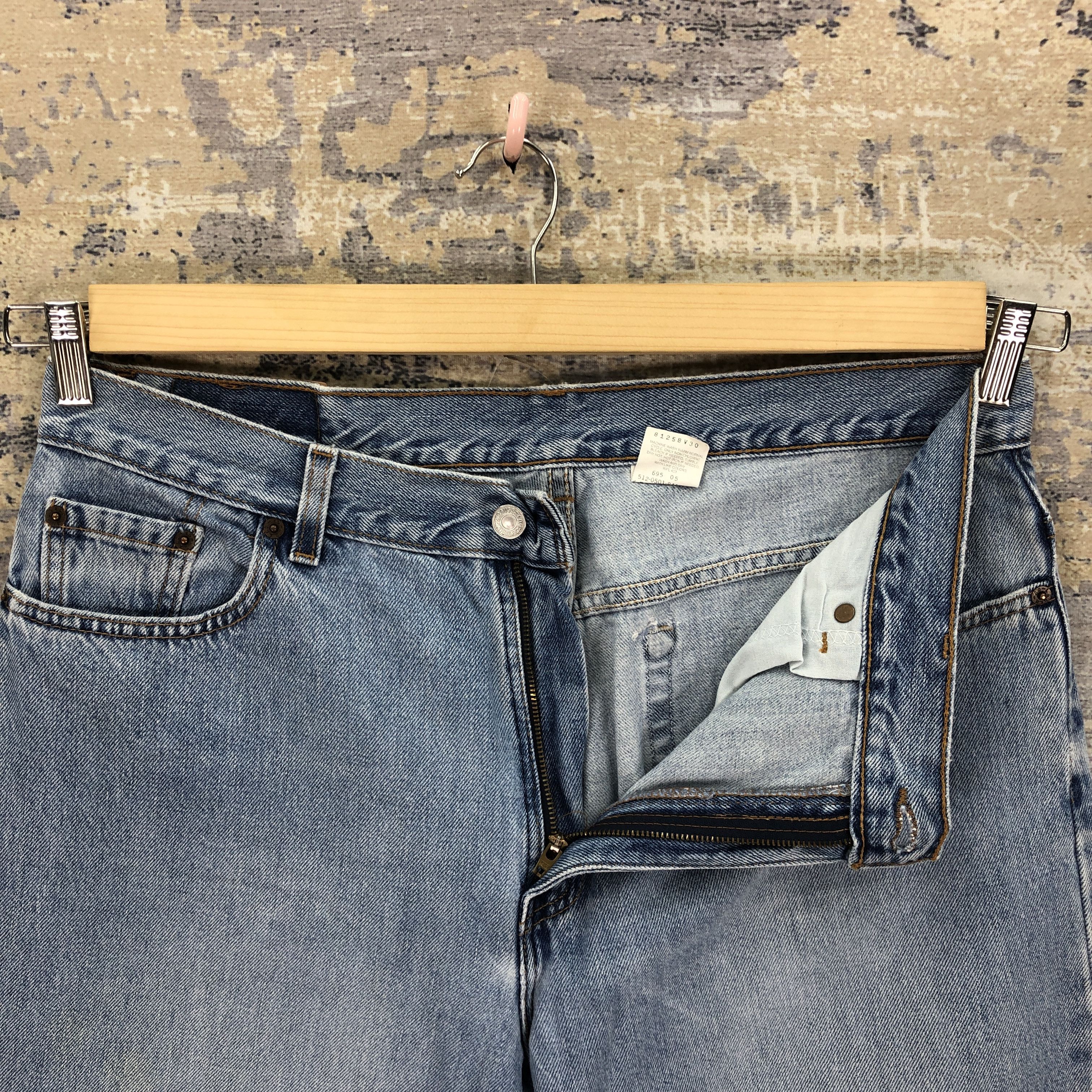 Levi's Vintage 90's Levis 577 Jeans Levi's Faded Light Wash Denim Size US 34 / EU 50 - 6 Thumbnail