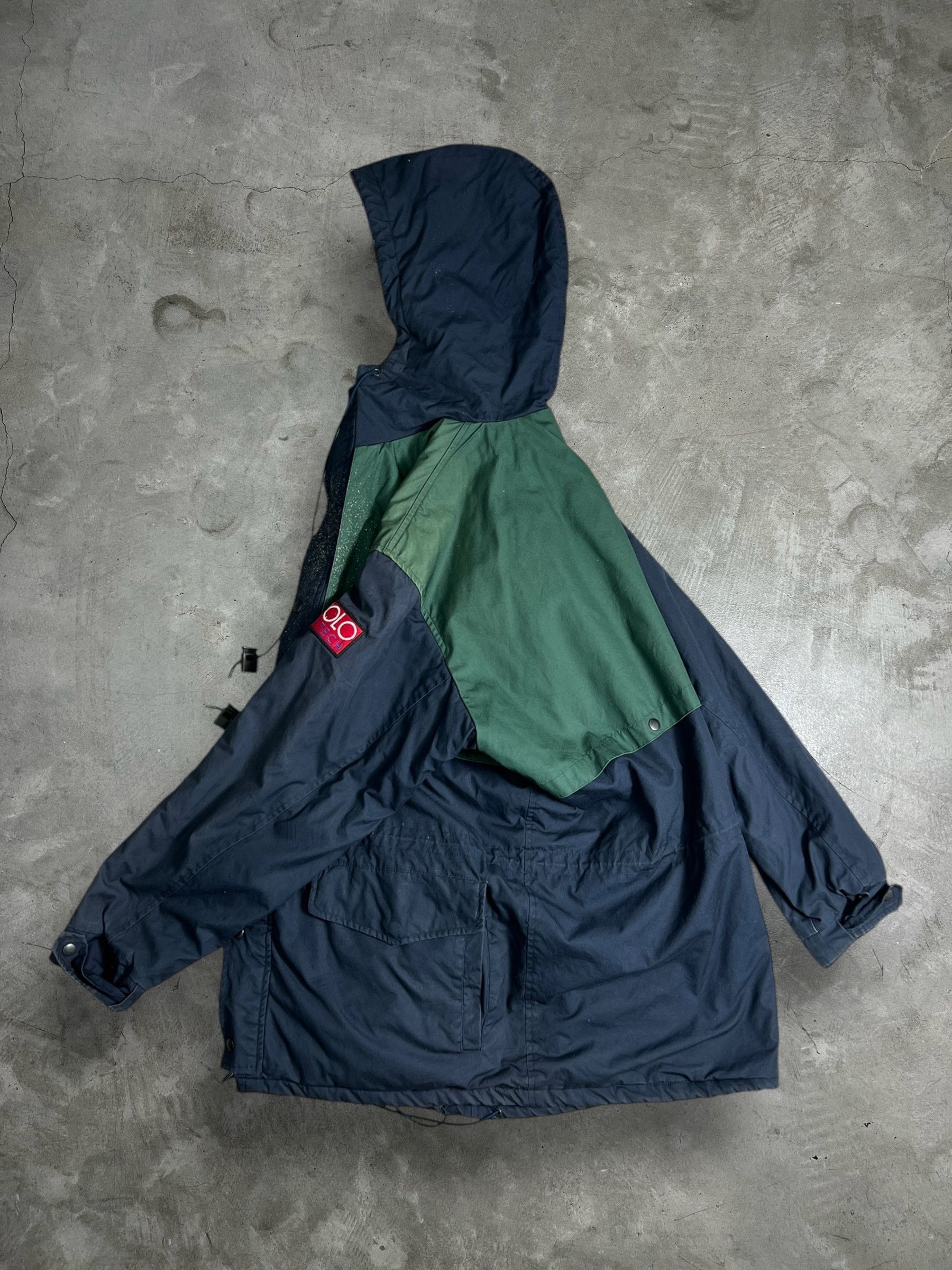 Polo Ralph Lauren × Vintage Vintage Polo Ralph Lauren Hi Tech Lined Wool Parka (M) JK625 Size US M / EU 48-50 / 2 - 2 Thumbnail