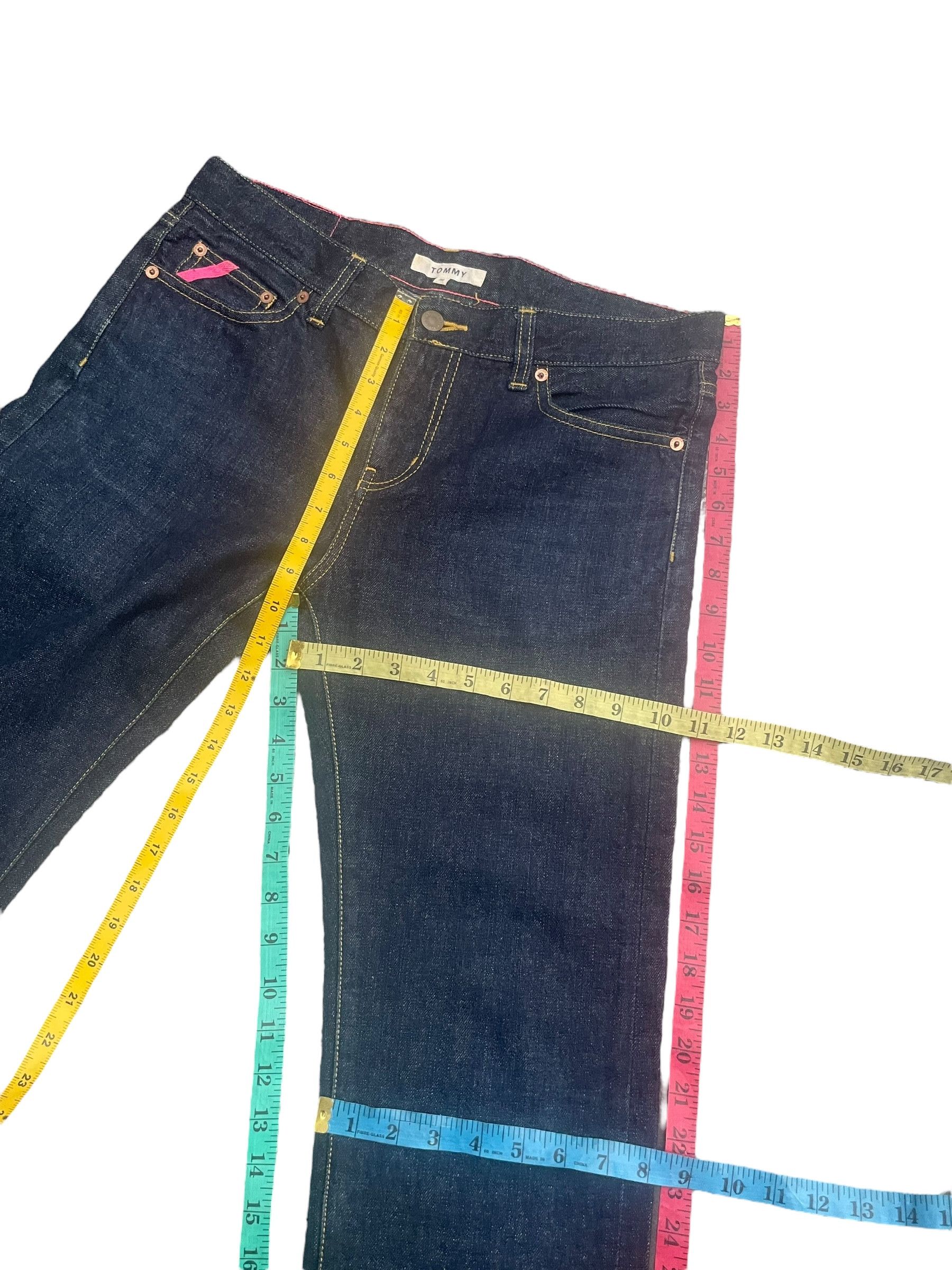 Designer Tommy Custom Painted Denim Size 33" - 17 Thumbnail