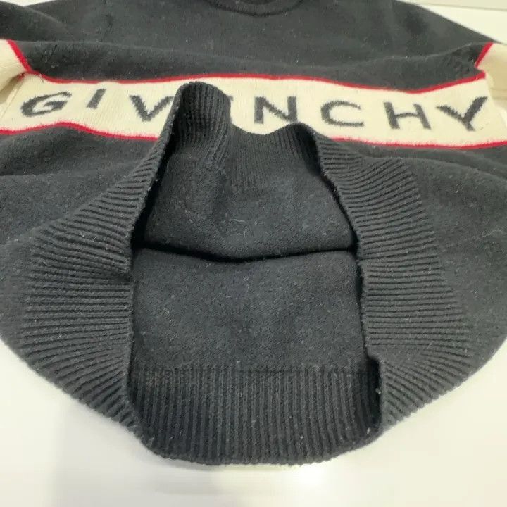 Givenchy Givenchy Givenchy Black Logo Knit Sweater for Men -2507 Size US L / EU 52-54 / 3 - 9 Thumbnail