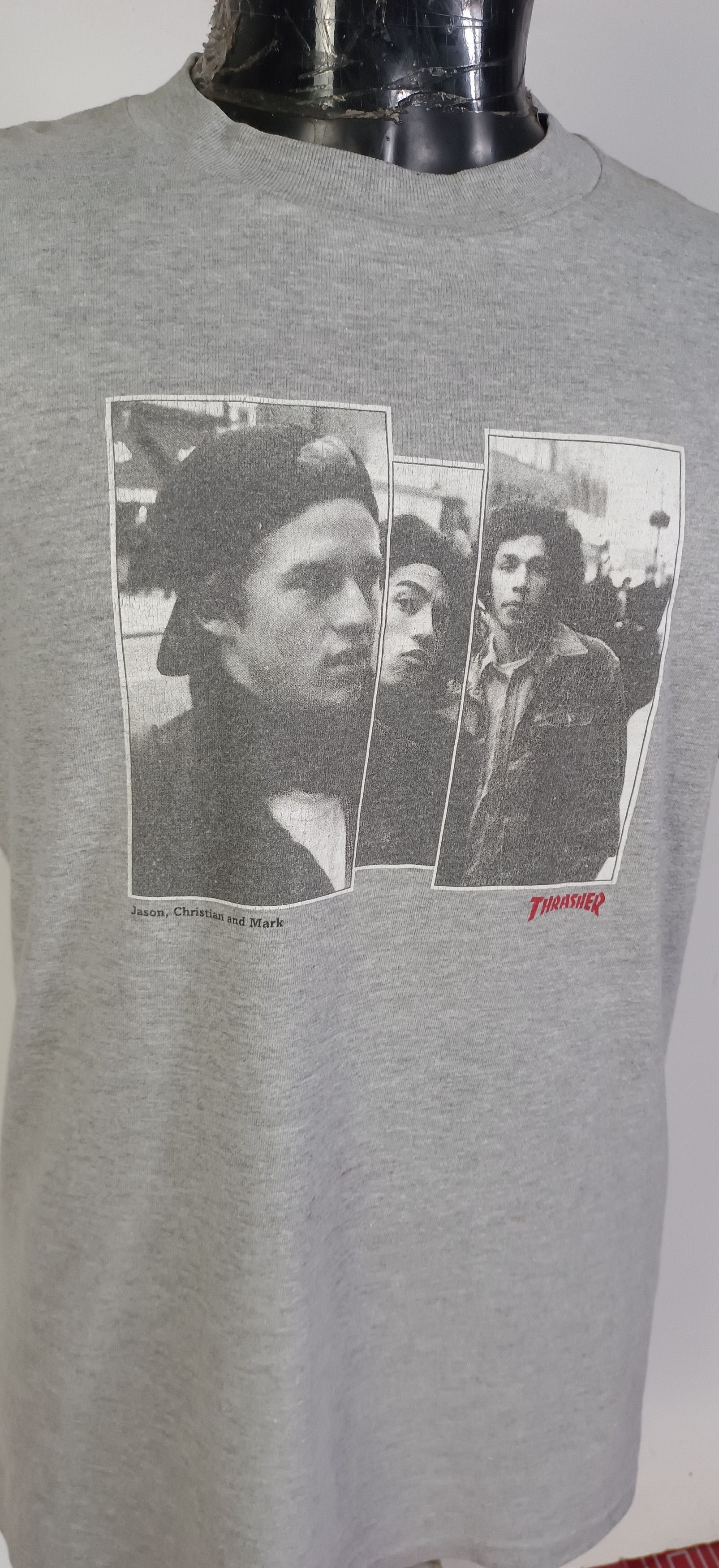 Thrasher × Vintage Vintage 90s🔥Thrasher "Jason, Christian And Mark" Photo Tee Size US M / EU 48-50 / 2 - 2 Thumbnail