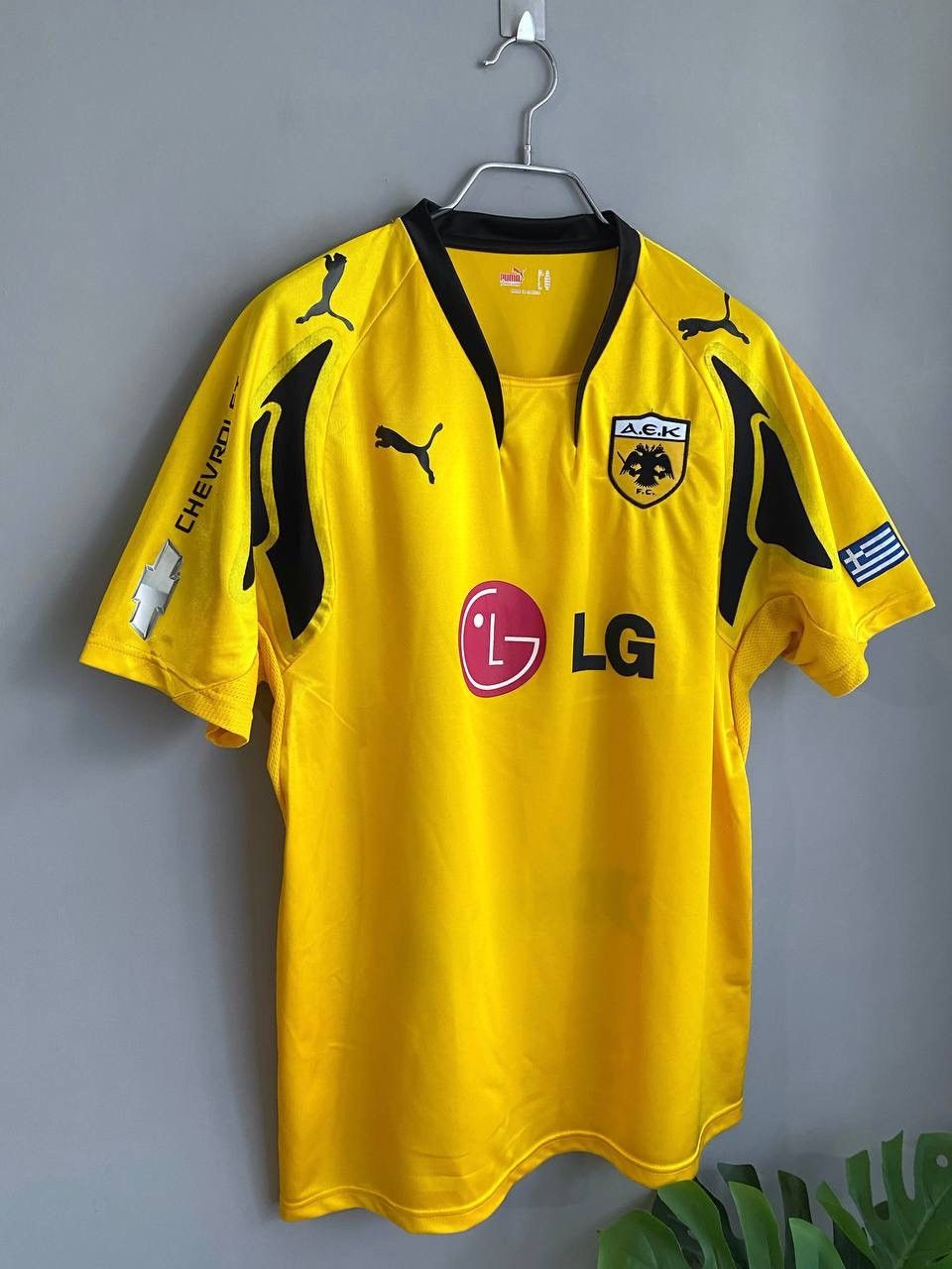 Puma Puma AEK Athens FC 2007/2008 Home Soccer Jersey, Size XL Size US XL / EU 56 / 4 - 3 Thumbnail