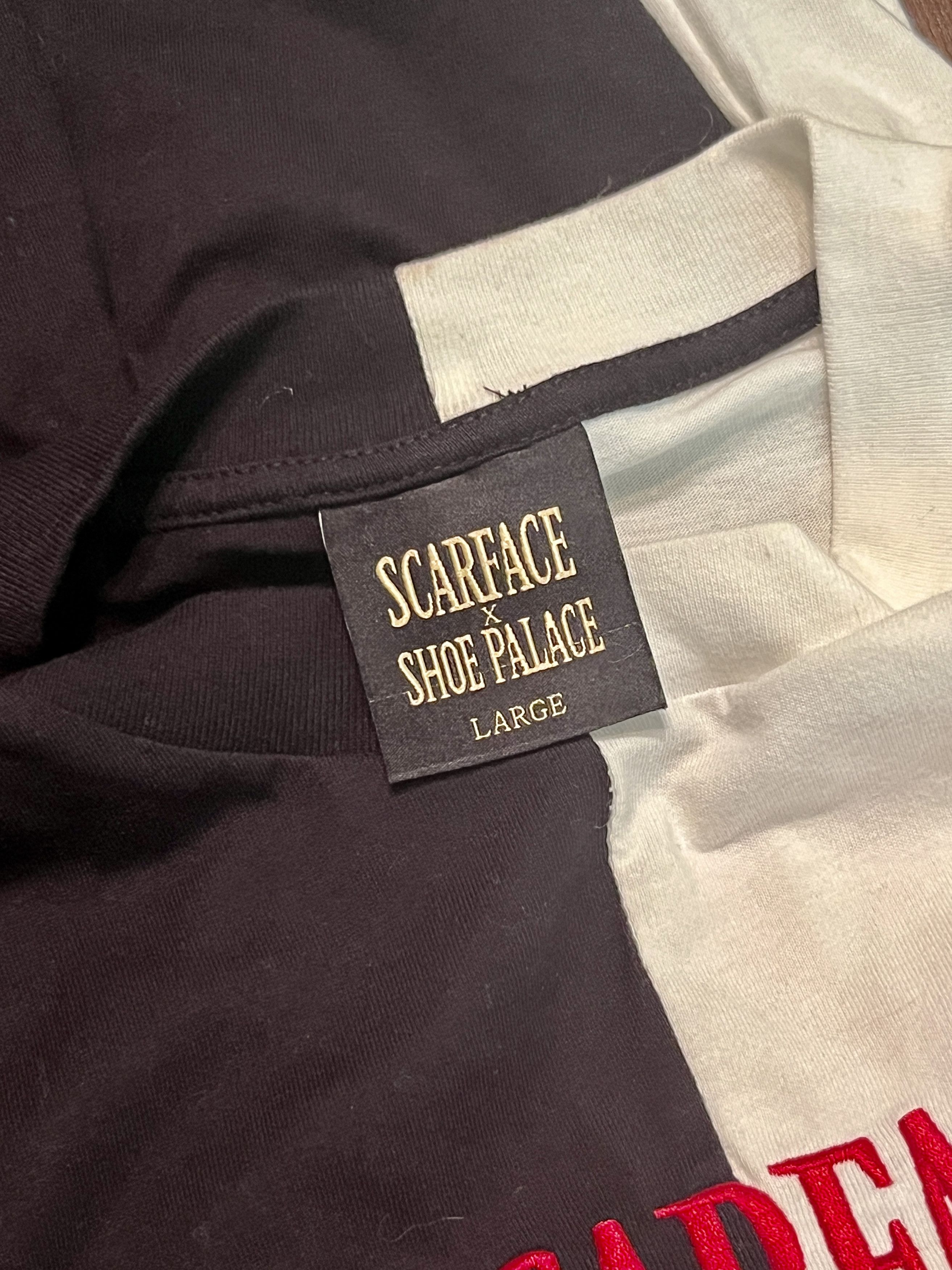 Universal Studios Scarface x Shoe Palace Split Embroidered Graphic Tee Large Size US L / EU 52-54 / 3 - 5 Thumbnail