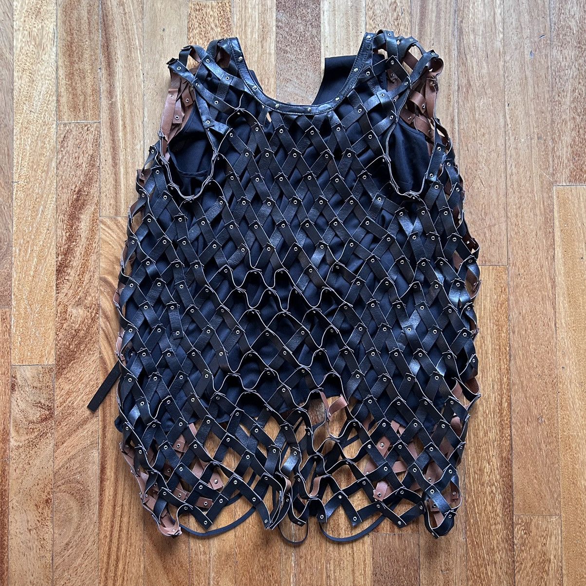 Altuzarra Altuzarra leather "Chainmail" top Size XS / US 0-2 / IT 36-38 - 1 Thumbnail