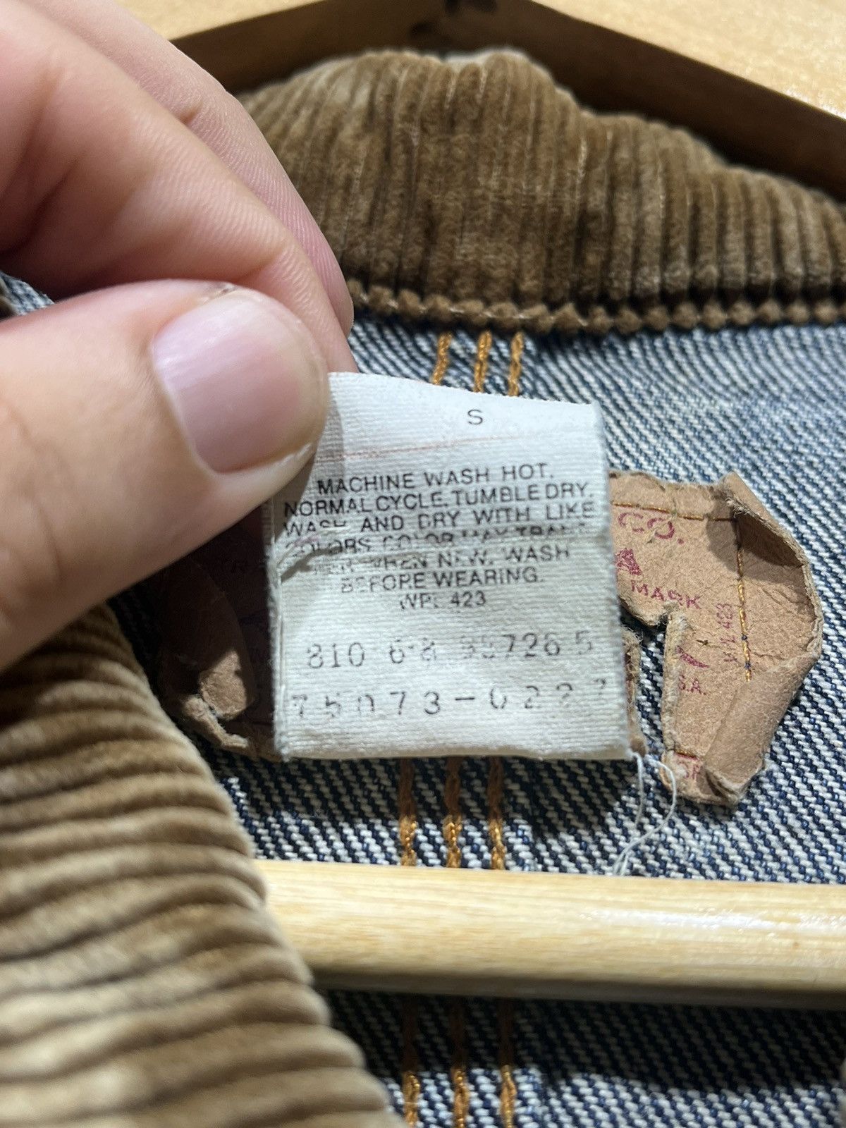Levi's × Levi's Vintage Clothing × Vintage Vintage 70s Levi’s denim buckle back jacket Size US L / EU 52-54 / 3 - 4 Thumbnail