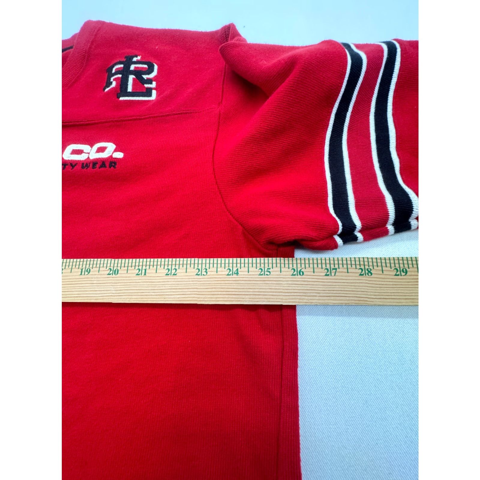 Polo Ralph Lauren VINTAGE Polo Jeans Co. Embroidered Spell Out Red V-Neck Sweater Mens XL Polo Ralph Lauren Shirt Mens XL Red Embroidered 2226 90s Size US XL / EU 56 / 4 - 7 Thumbnail