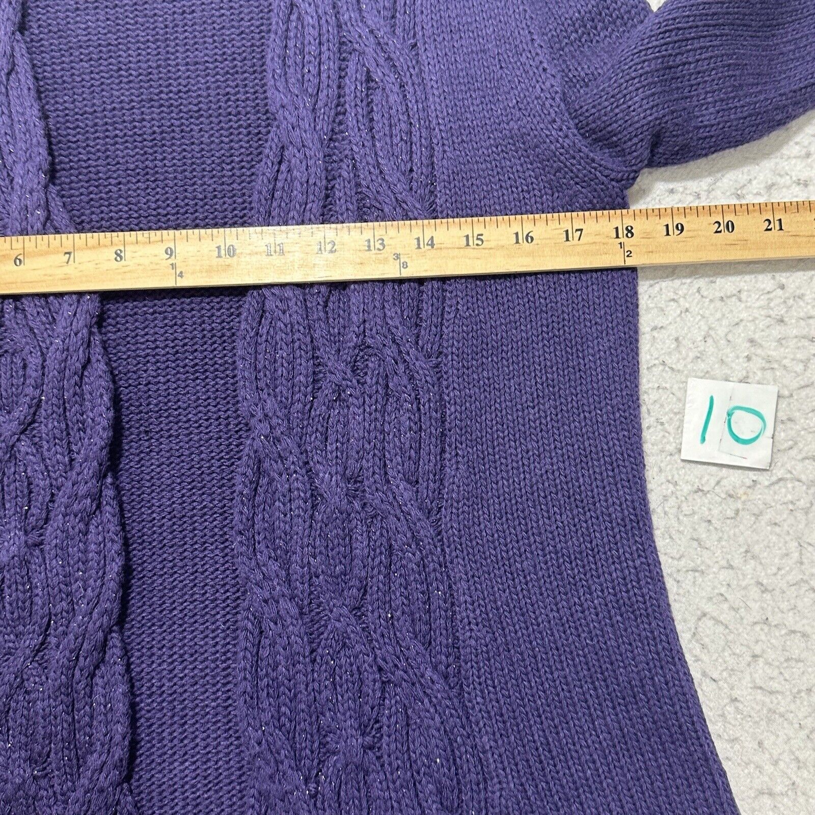 Coldwater Creek Coldwater Creek Small Open Front Cardigan Sweater Purple Size S / US 4 / IT 40 - 8 Thumbnail