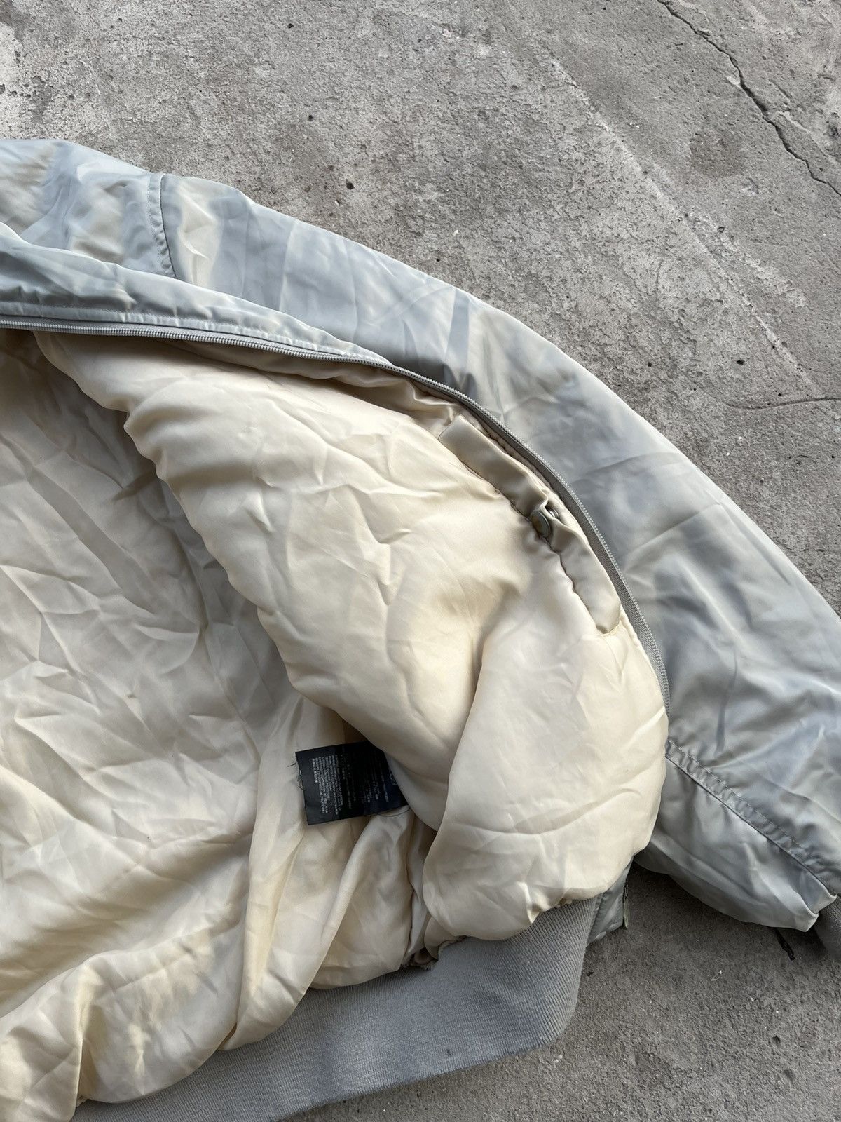 Hysteric Glamour × Issey Miyake × Le Grande Bleu (L.G.B.) 90s Balenciaga Style Vintage Boxy Baggy Oversized MA1 Bomber Size US M / EU 48-50 / 2 - 16 Thumbnail
